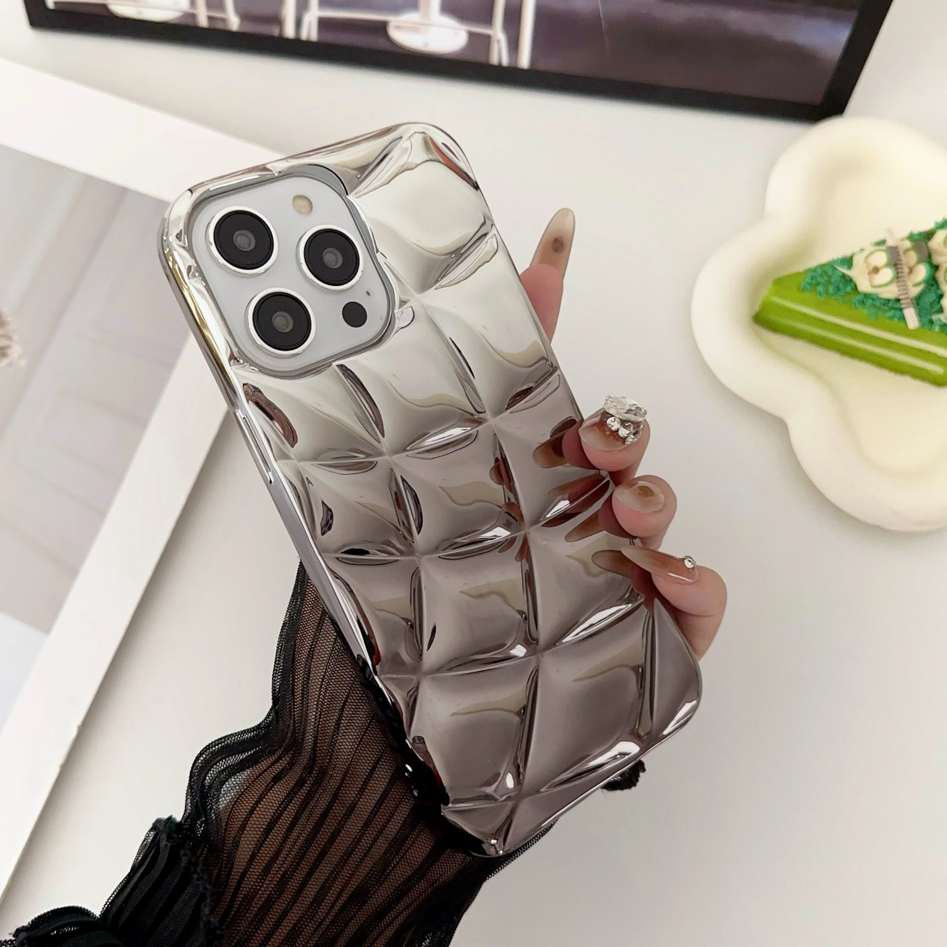 LuxuryKase LK146 Electroplated Cushion Gradient Case For iPhone - Image 3