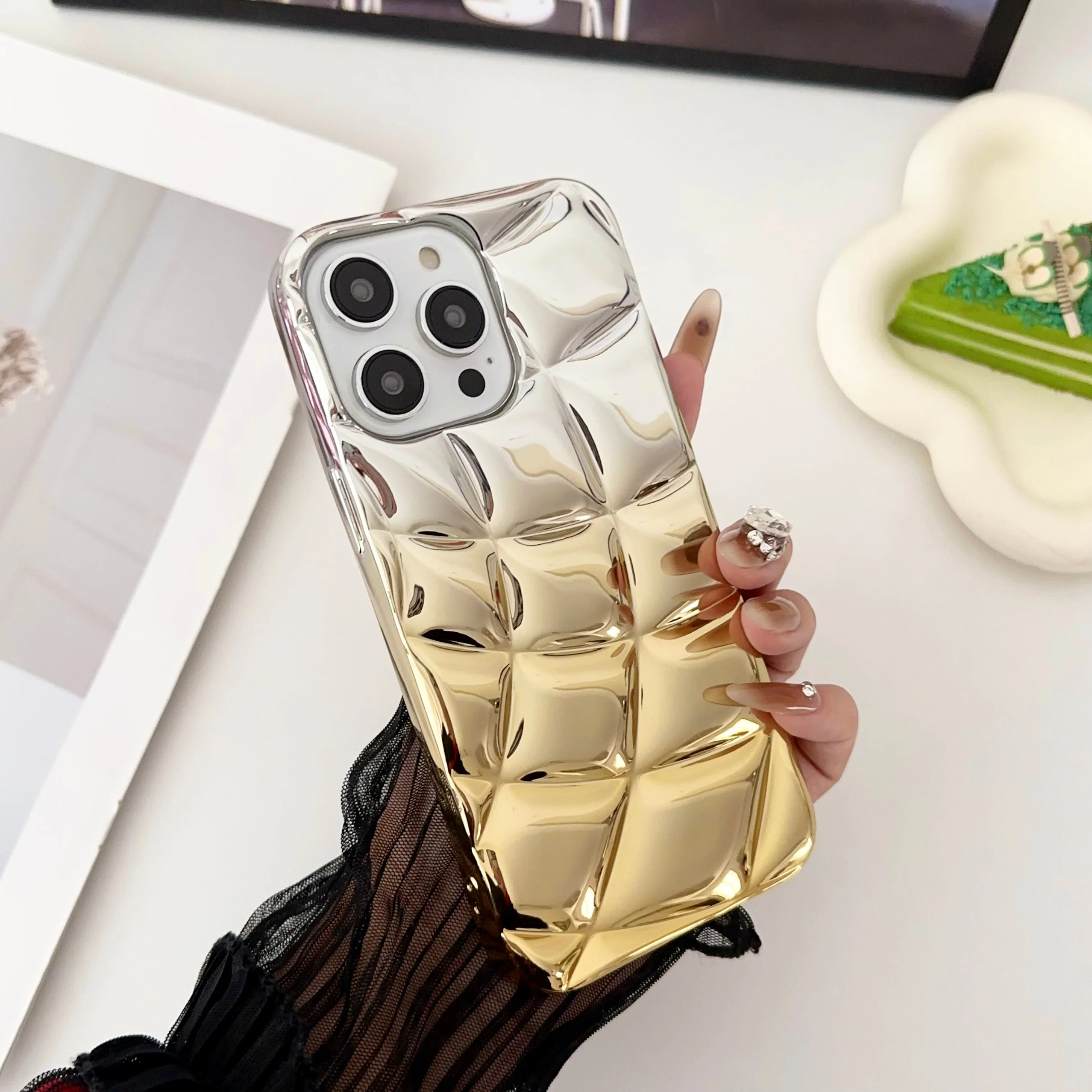 LuxuryKase LK146 Electroplated Cushion Gradient Case For iPhone - Image 9