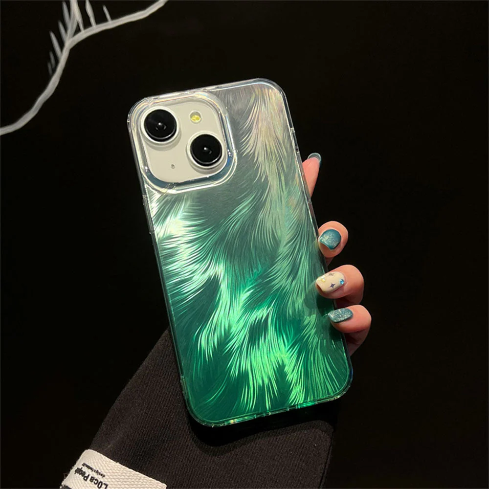 LuxuryKase LK156 Fox Tail Hot Stamping Case Cover For iPhone - Image 13