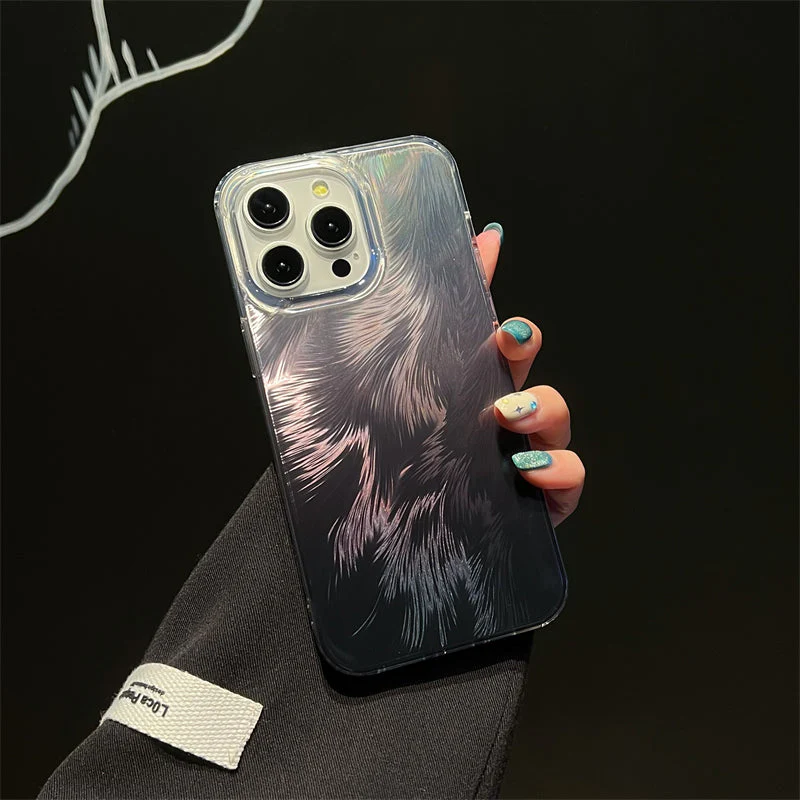 LuxuryKase LK156 Fox Tail Hot Stamping Case Cover For iPhone - Image 3