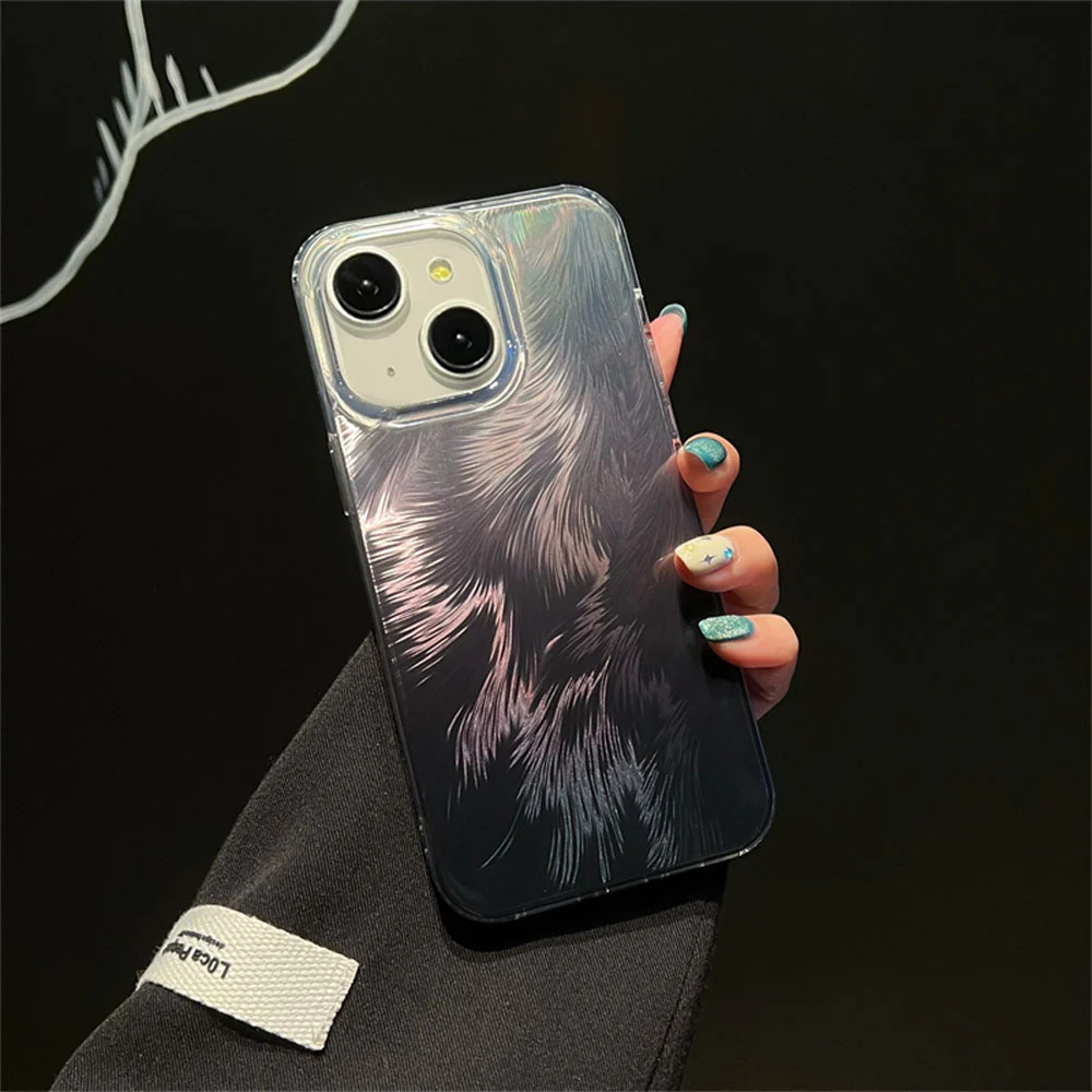 LuxuryKase LK156 Fox Tail Hot Stamping Case Cover For iPhone - Image 4