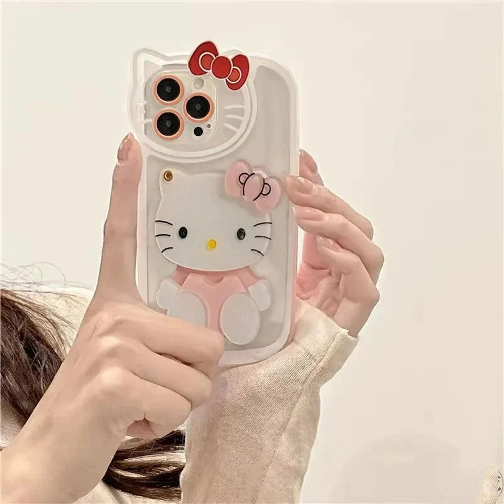 LuxuryKase LK163 Cute Kitty 3D Mirror Case Cover For iPhone - Image 15