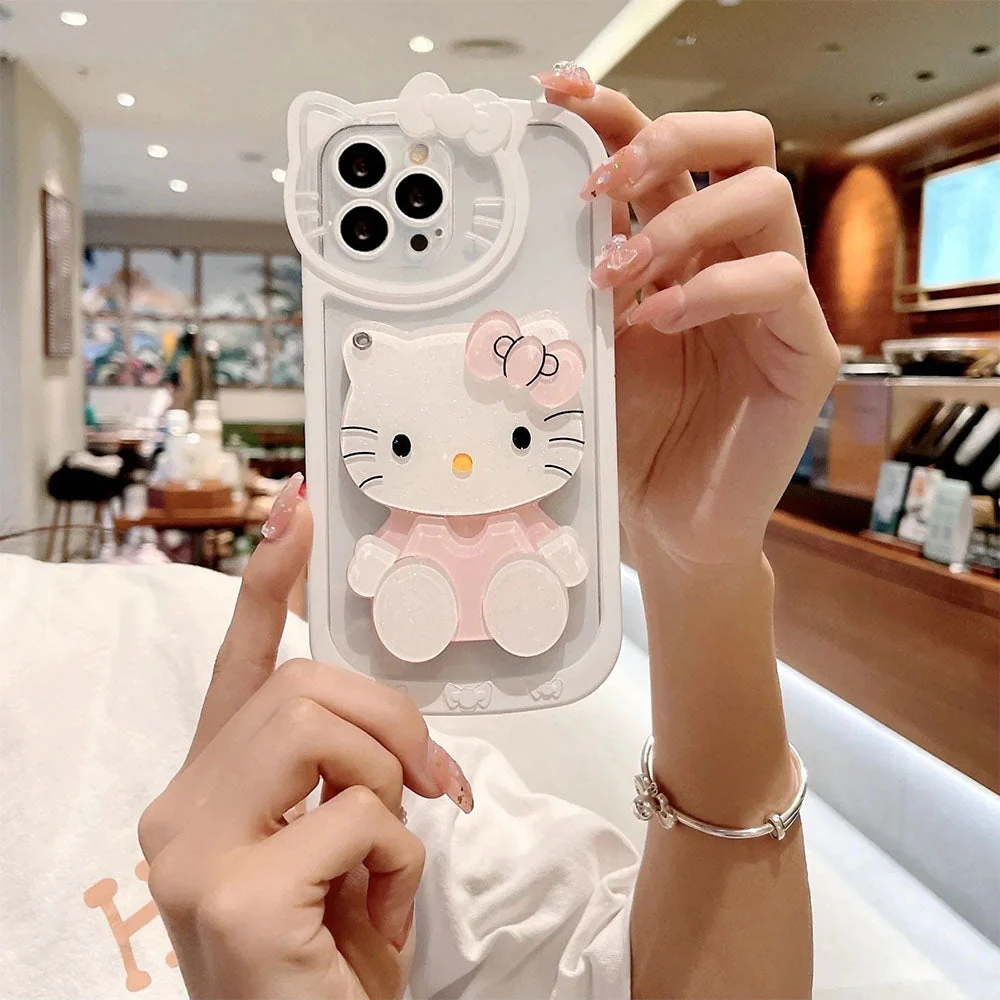 LuxuryKase LK163 Cute Kitty 3D Mirror Case Cover For iPhone - Image 18