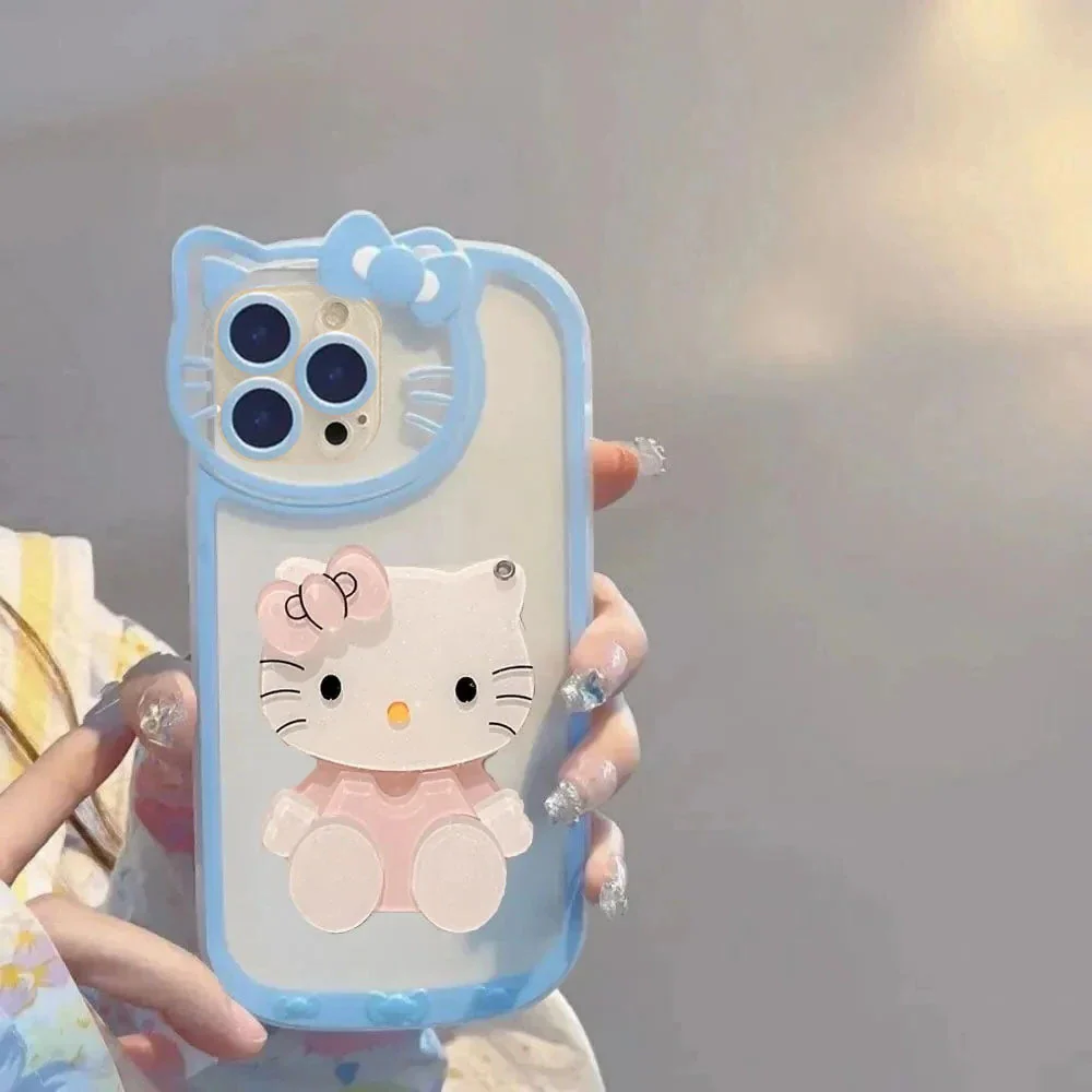 LuxuryKase LK163 Cute Kitty 3D Mirror Case Cover For iPhone - Image 6
