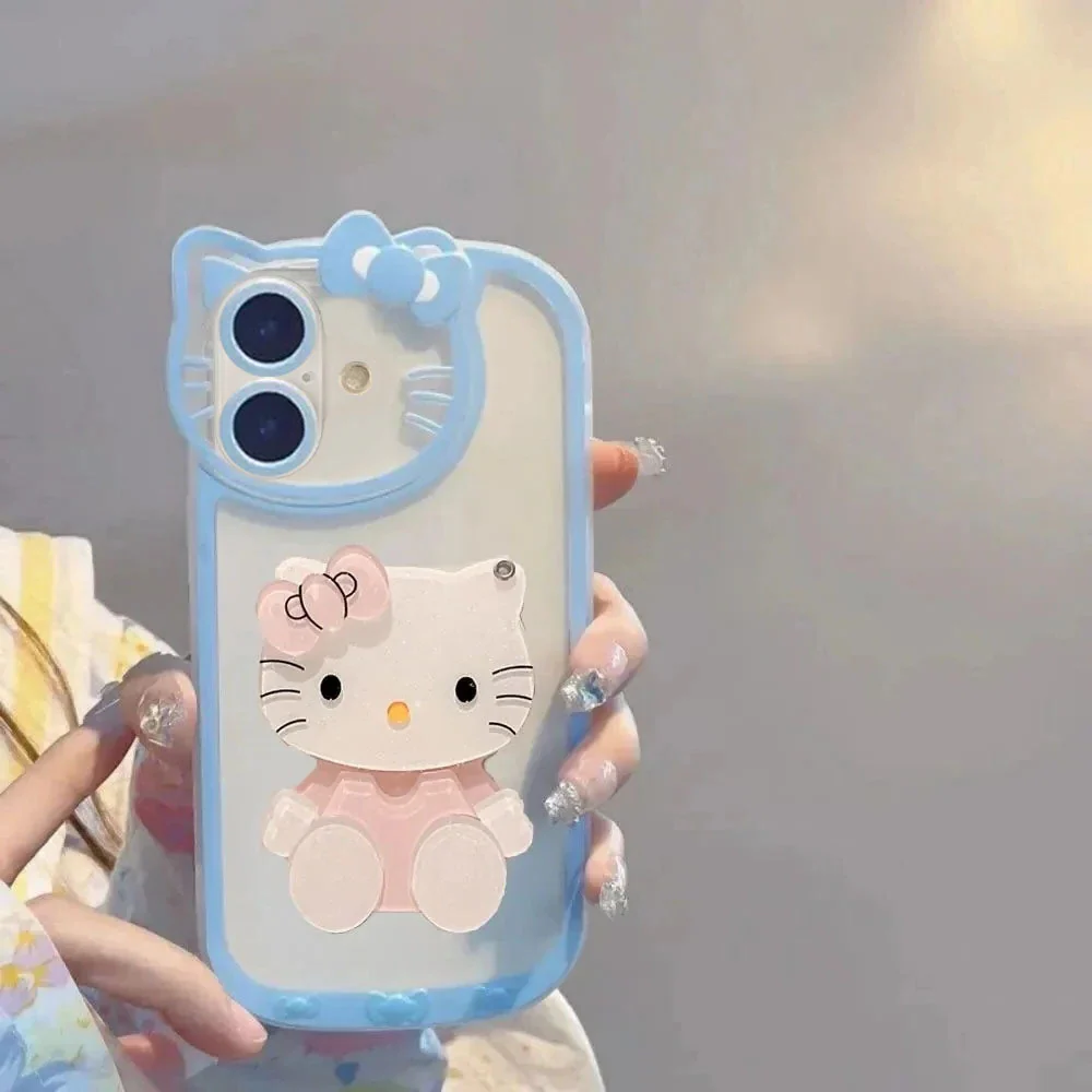 LuxuryKase LK163 Cute Kitty 3D Mirror Case Cover For iPhone - Image 7