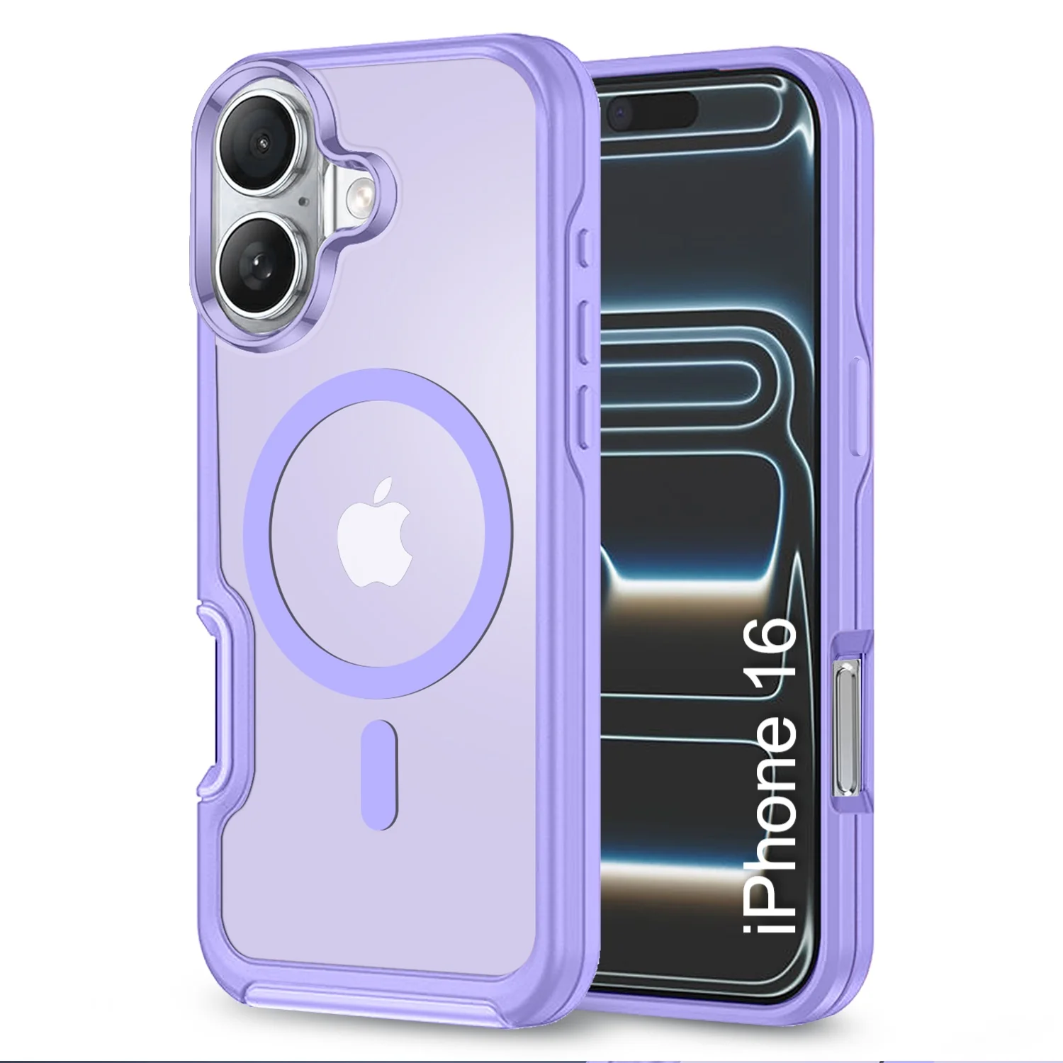 LuxuryKase Shockproof Transparent Matte Back Cover | Mag-Safe Compatible | Camera Protection | Soft TPU Edge | Anti-Yellowing For iPhone 16 & 17 Series - Image 14