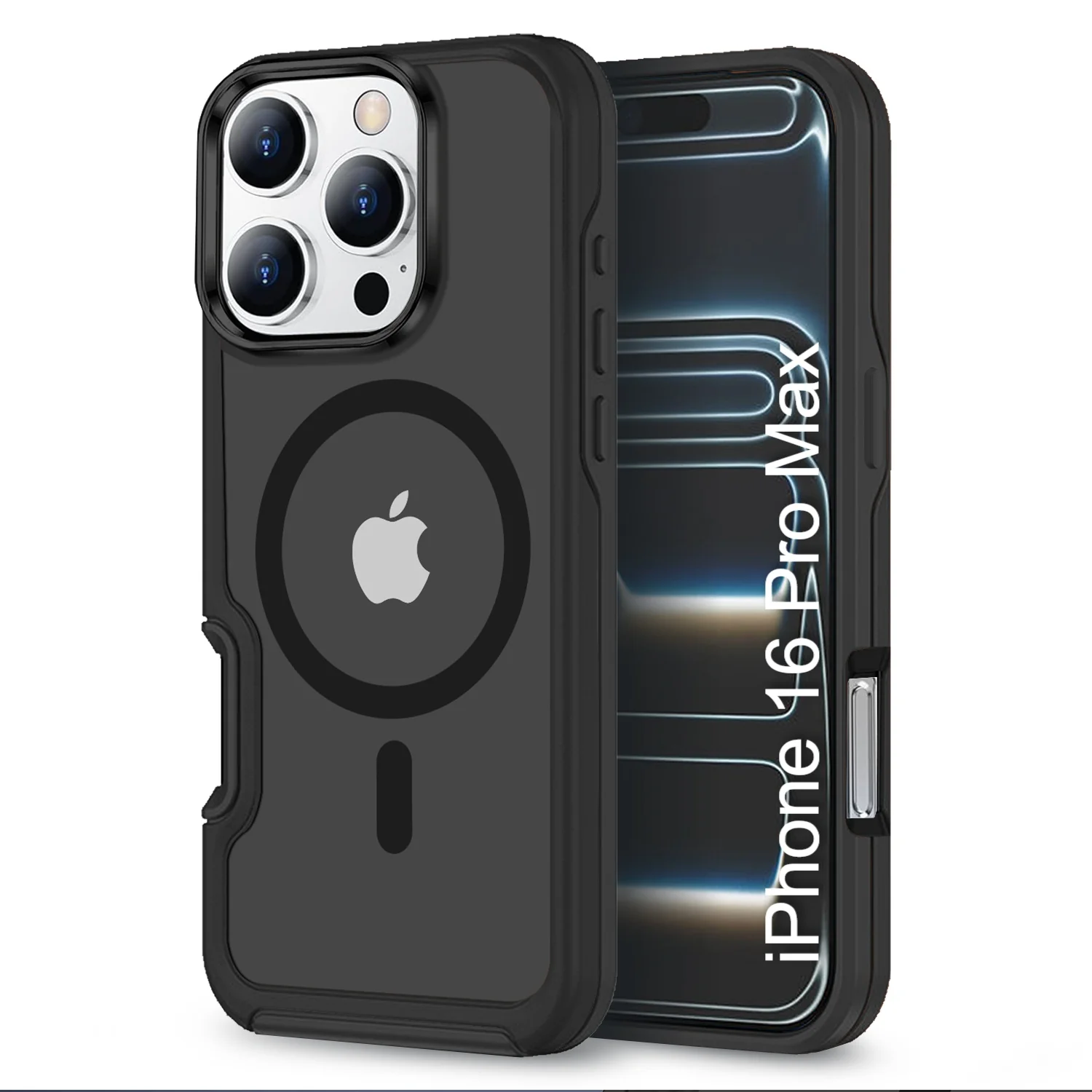 LuxuryKase Shockproof Transparent Matte Back Cover | Mag-Safe Compatible | Camera Protection | Soft TPU Edge | Anti-Yellowing For iPhone 16 & 17 Series - Image 9