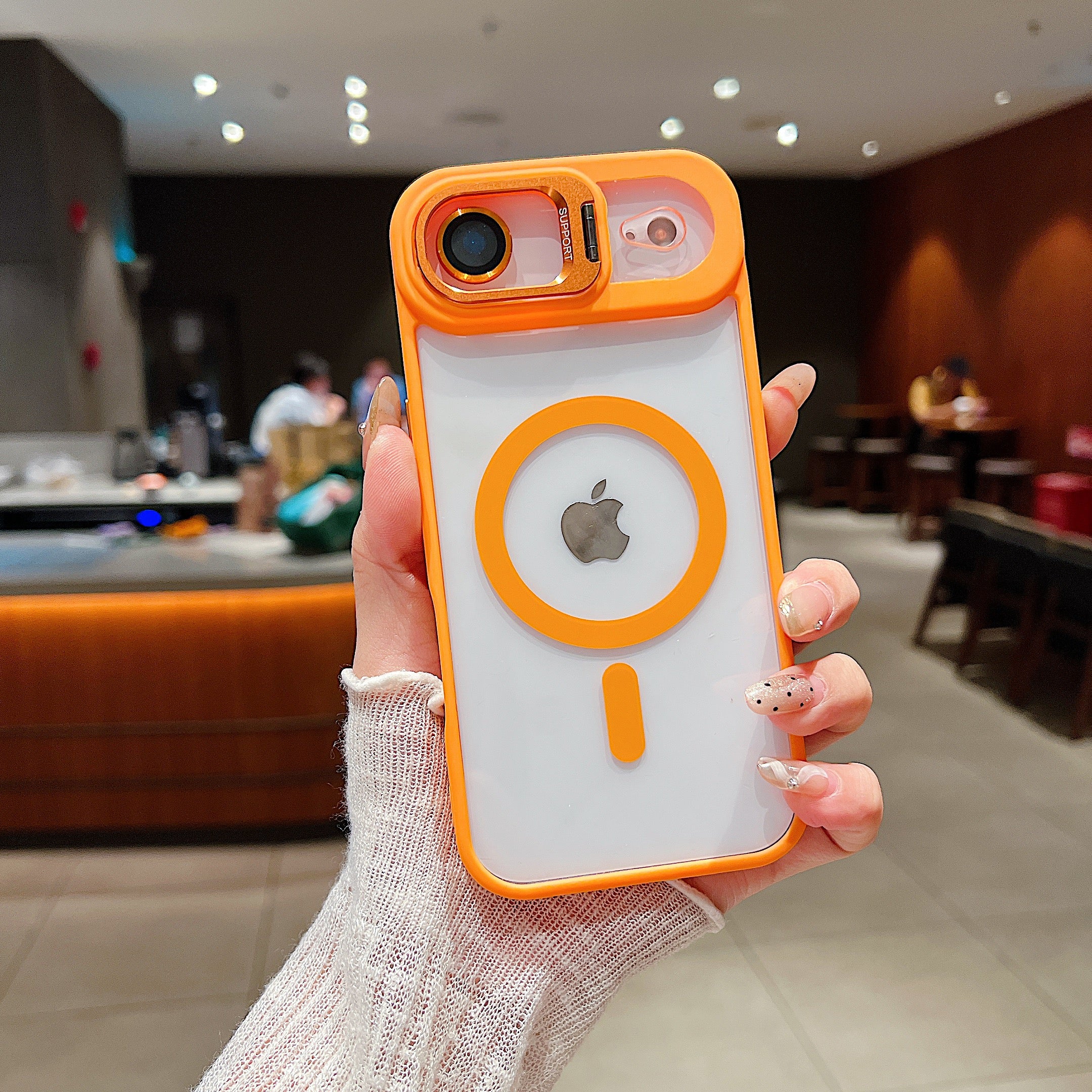 LuxuryKase Mag-Safe Clear Case | Shockproof Transparent Cover with Camera Lens Protection | Metal Ring Stand & Wireless Charging Support For iPhone & Samsung Series - Image 26