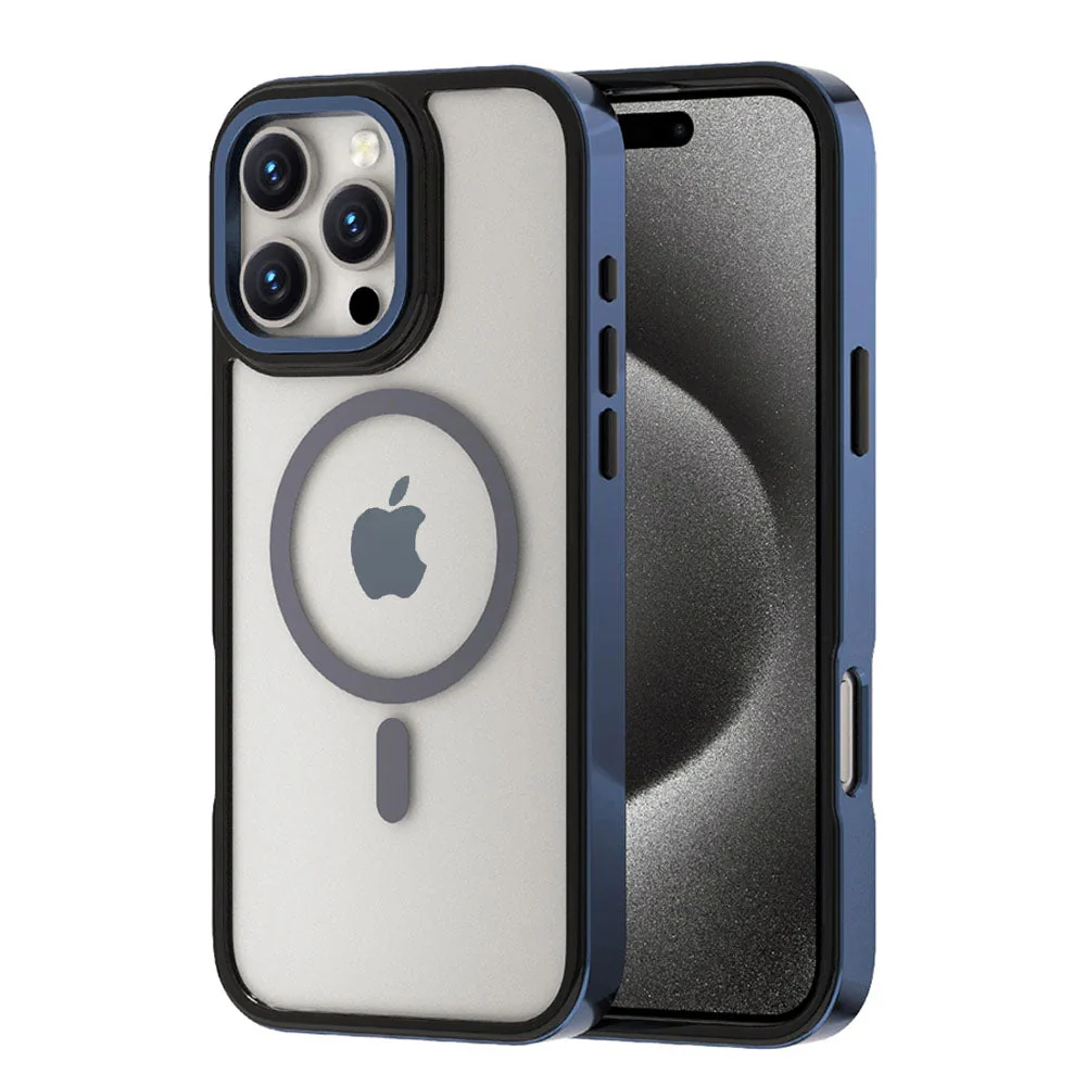 LuxuryKase LK178 Electroplate Titanium Matte Plated Acrylic Magnet Wireless Case Cover For iPhone - Image 6