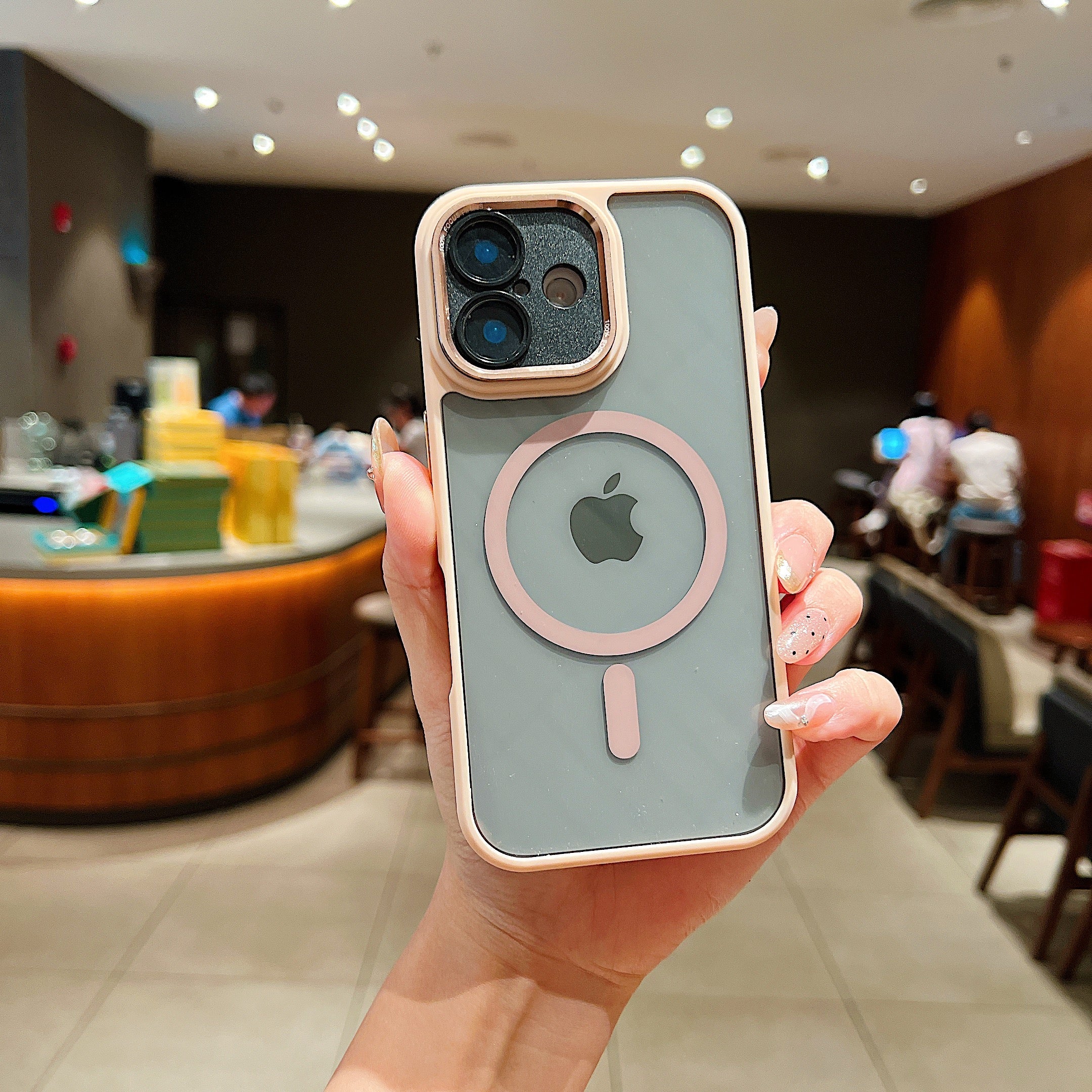 LuxuryKase Magnetic Clear Shockproof Case | MagSafe Compatible | Transparent Hard Back Cover with Full Camera Protection | Anti-Yellowing For iPhone Series - Image 23