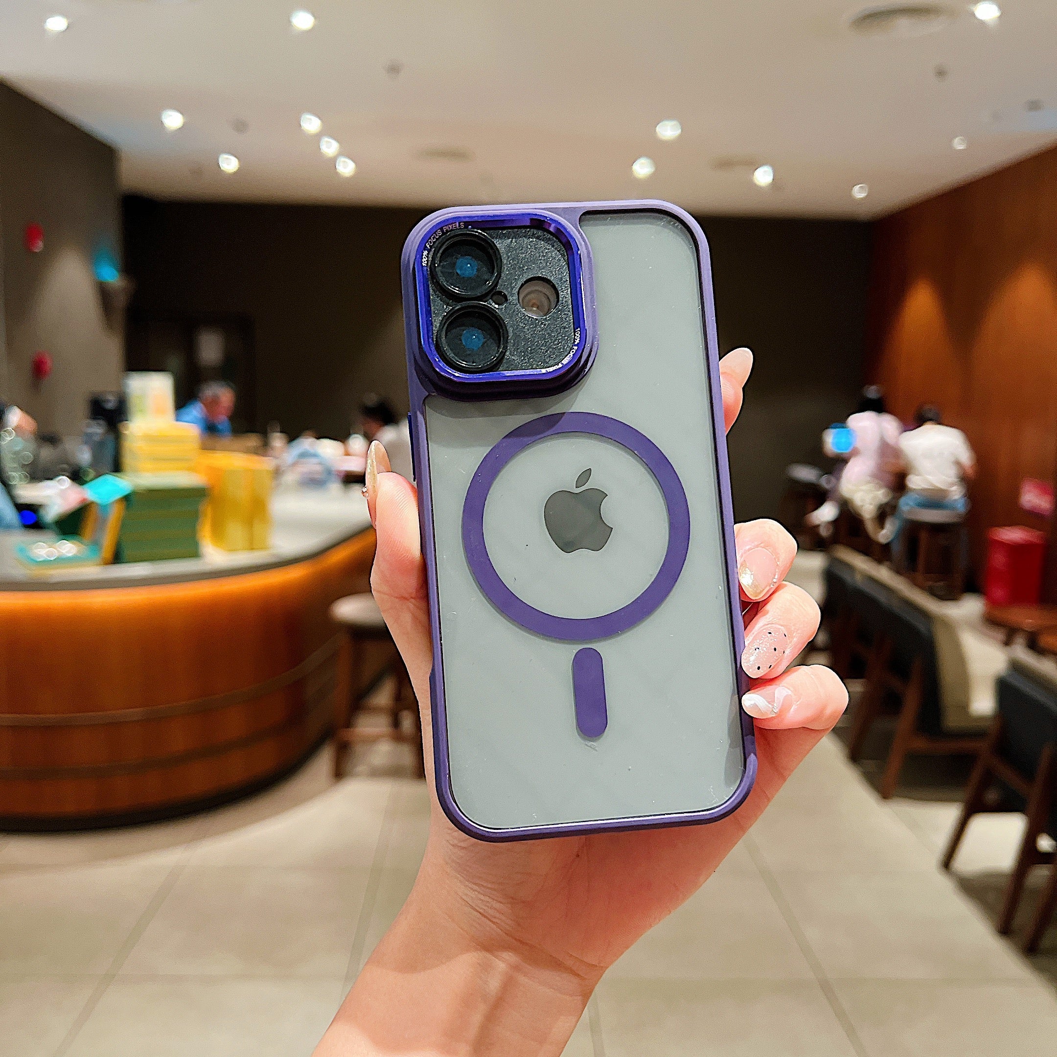 LuxuryKase Magnetic Clear Shockproof Case | MagSafe Compatible | Transparent Hard Back Cover with Full Camera Protection | Anti-Yellowing For iPhone Series - Image 24