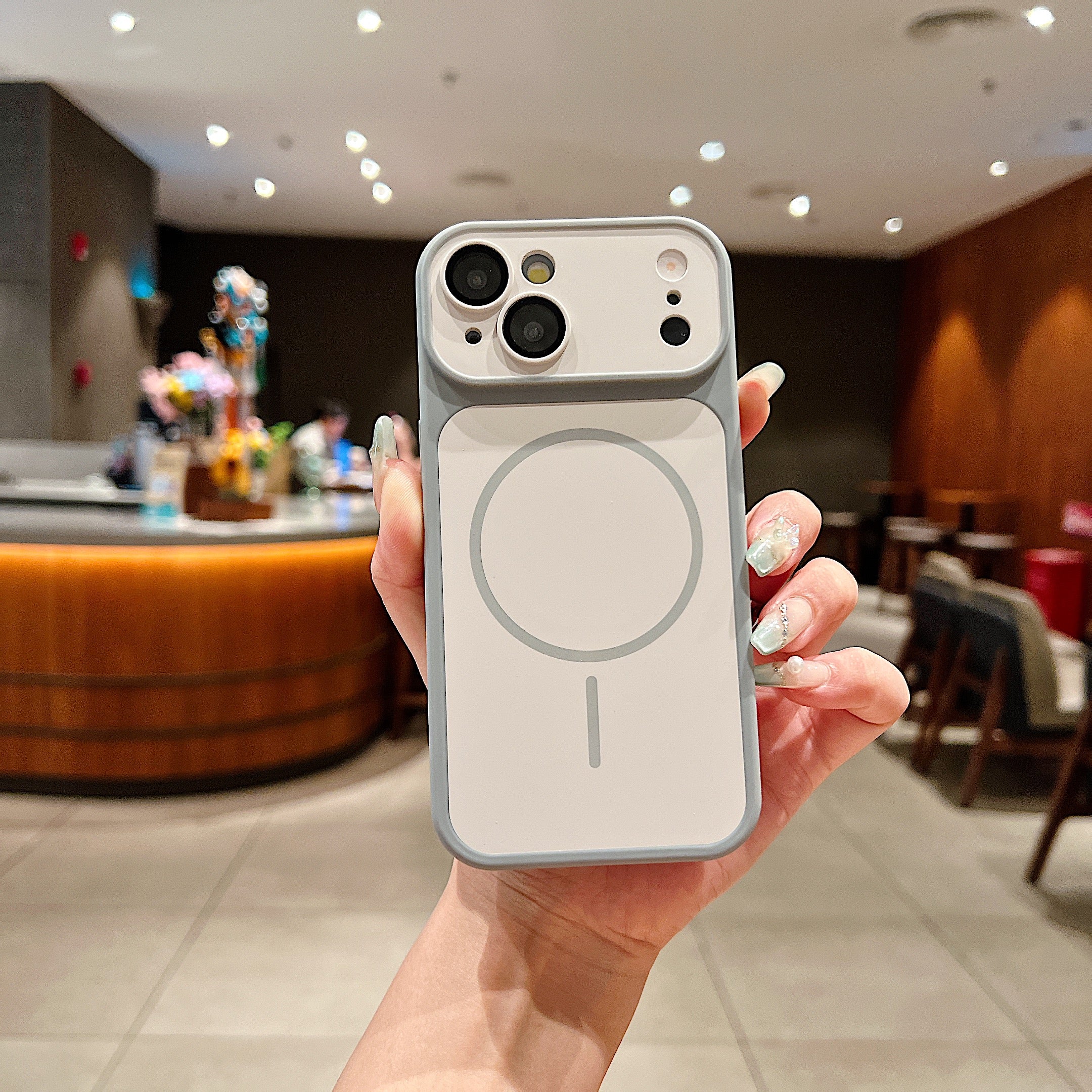 LuxuryKase Magnetic Converter Case | Built-in Camera Lens Protection | iPhone 17 Pro Series Inspired Camera Design | MagSafe Compatible | Dual-Tone Colour Finish For iPhone - Image 11