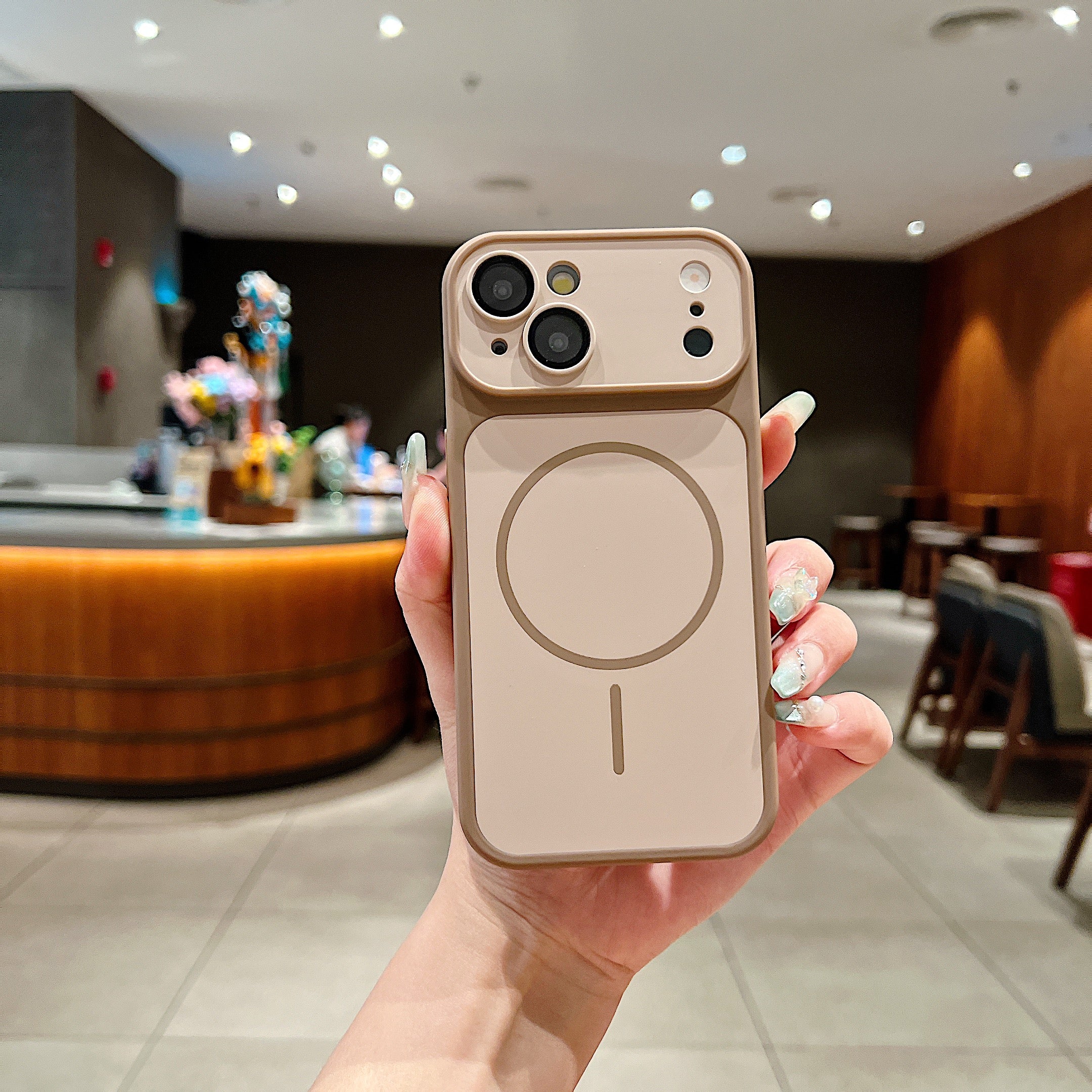 LuxuryKase Magnetic Converter Case | Built-in Camera Lens Protection | iPhone 17 Pro Series Inspired Camera Design | MagSafe Compatible | Dual-Tone Colour Finish For iPhone - Image 12