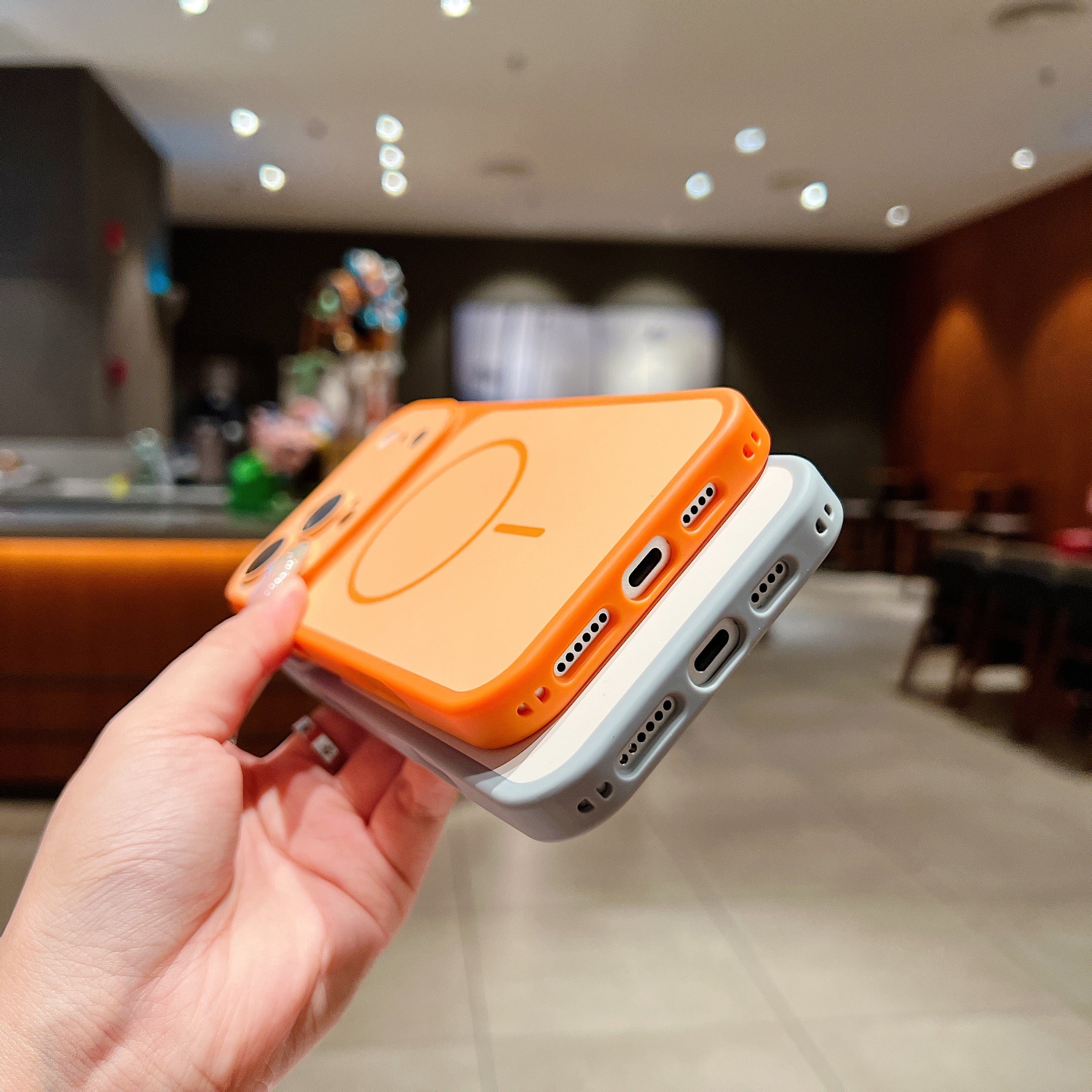 LuxuryKase Magnetic Converter Case | Built-in Camera Lens Protection | iPhone 17 Pro Series Inspired Camera Design | MagSafe Compatible | Dual-Tone Colour Finish For iPhone - Image 4