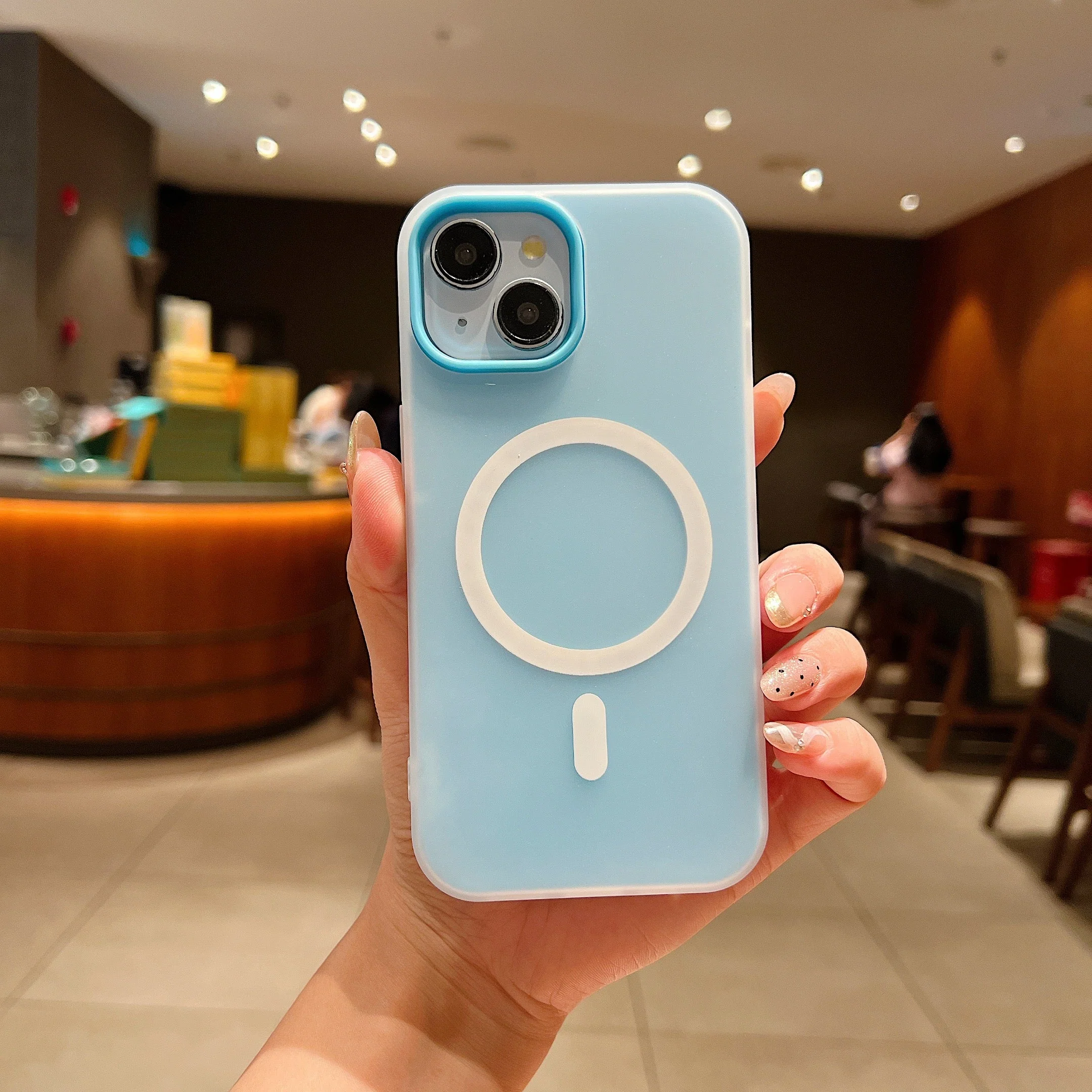 LuxuryKase Magnetic Silicone Candy Case | Mag-Safe Compatible | Slim Protective Case | Lightweight & Flexible | Wireless Charging | Soft Matte Finish For iPhone - Image 10