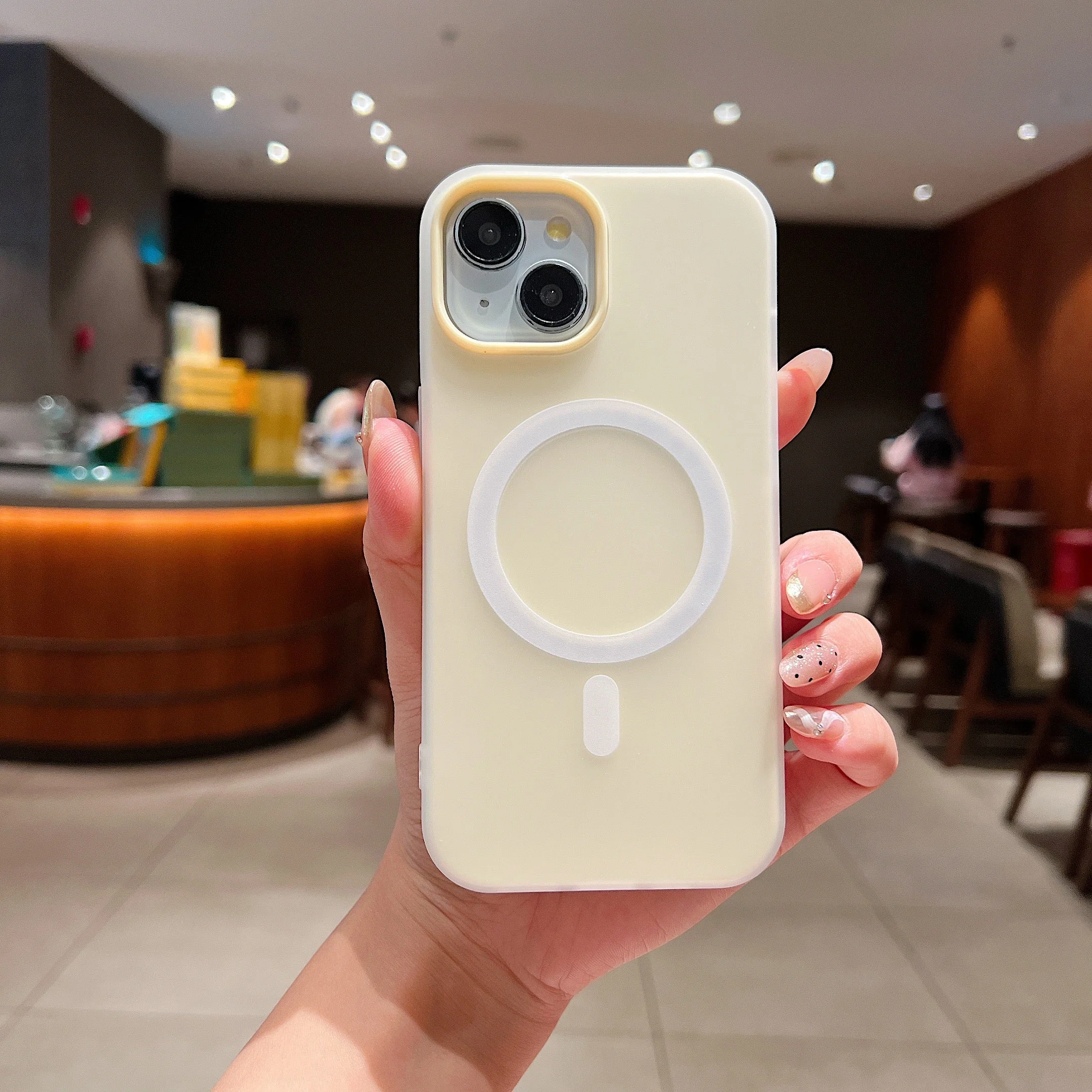 LuxuryKase Magnetic Silicone Candy Case | Mag-Safe Compatible | Slim Protective Case | Lightweight & Flexible | Wireless Charging | Soft Matte Finish For iPhone - Image 11