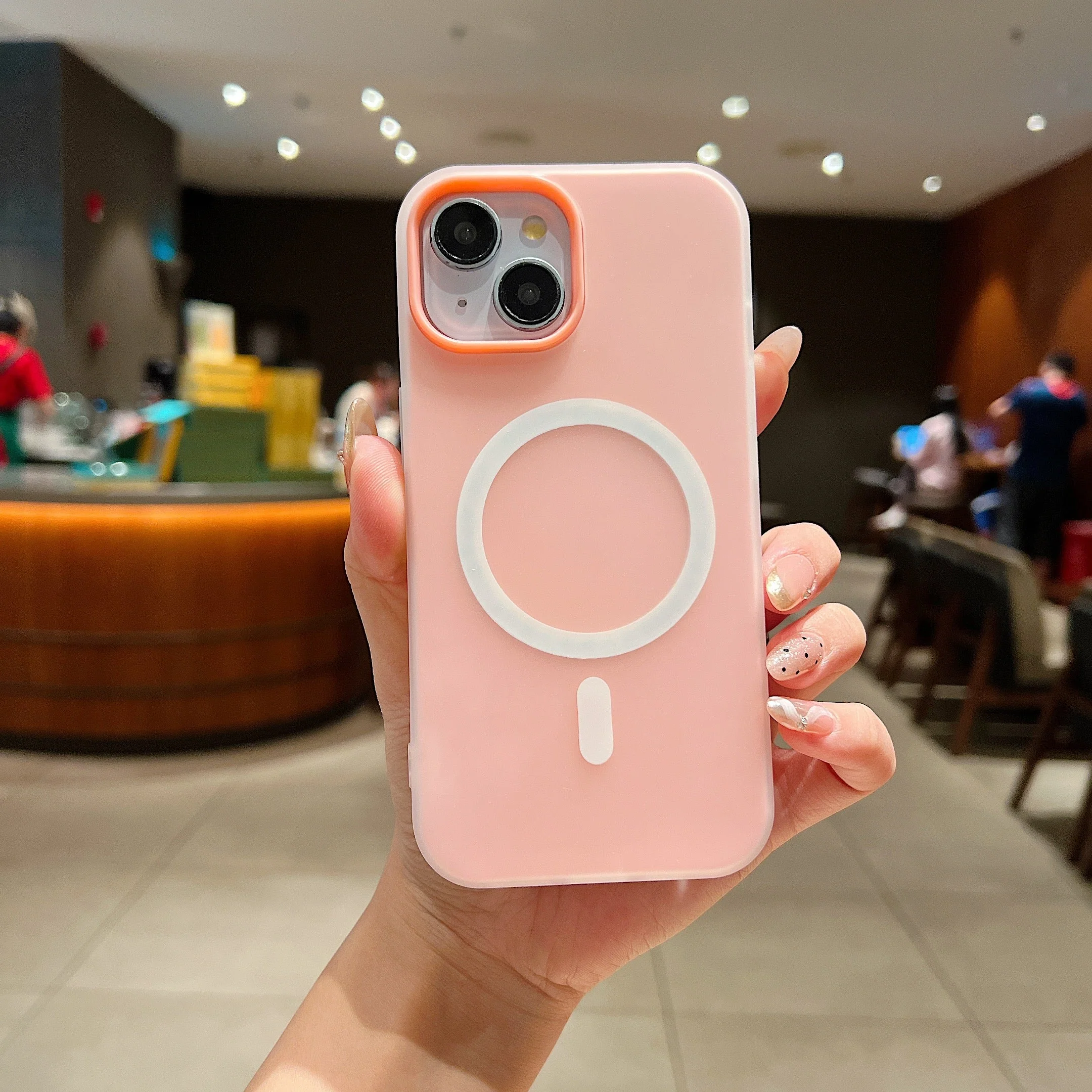 LuxuryKase Magnetic Silicone Candy Case | Mag-Safe Compatible | Slim Protective Case | Lightweight & Flexible | Wireless Charging | Soft Matte Finish For iPhone - Image 13