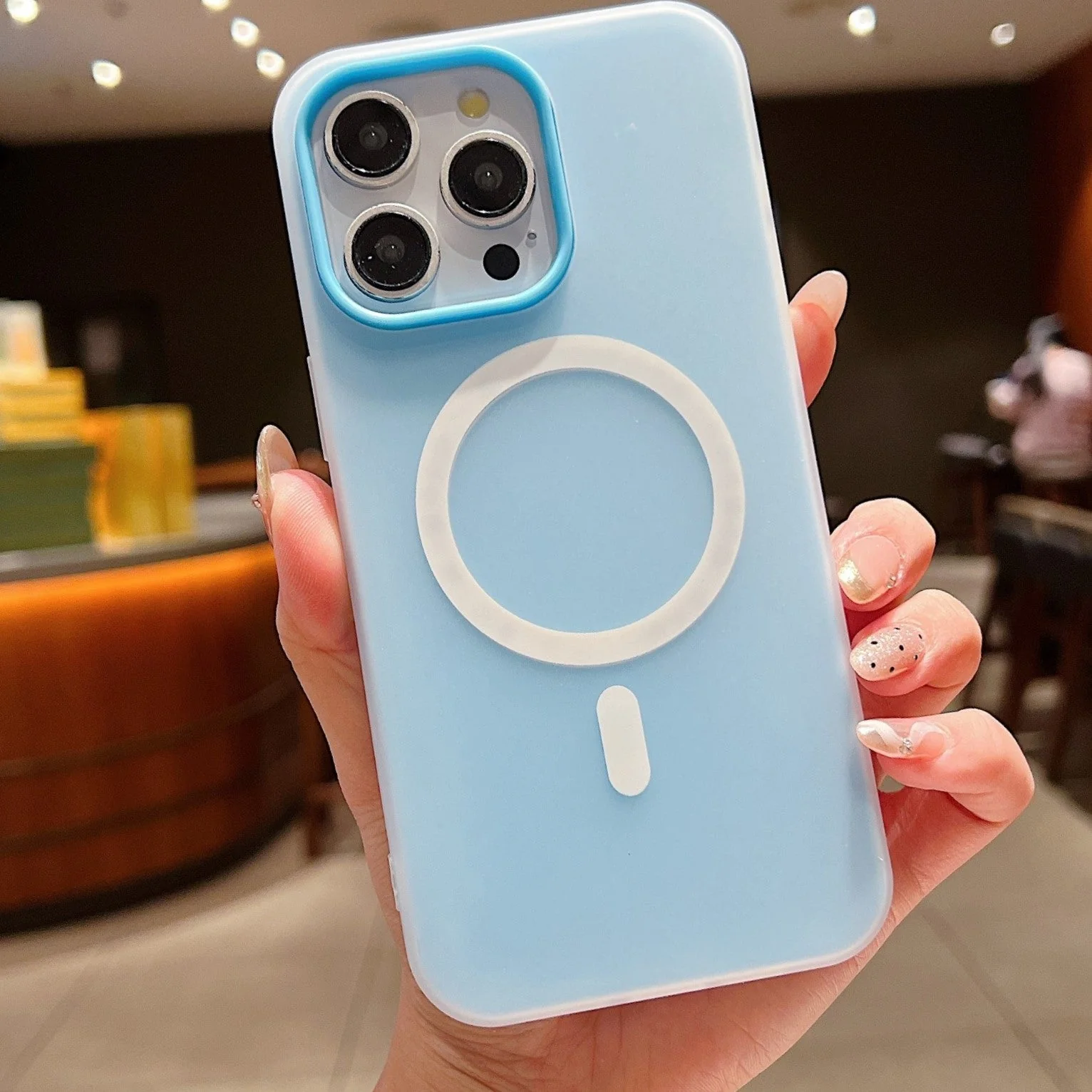 LuxuryKase Magnetic Silicone Candy Case | Mag-Safe Compatible | Slim Protective Case | Lightweight & Flexible | Wireless Charging | Soft Matte Finish For iPhone - Image 18