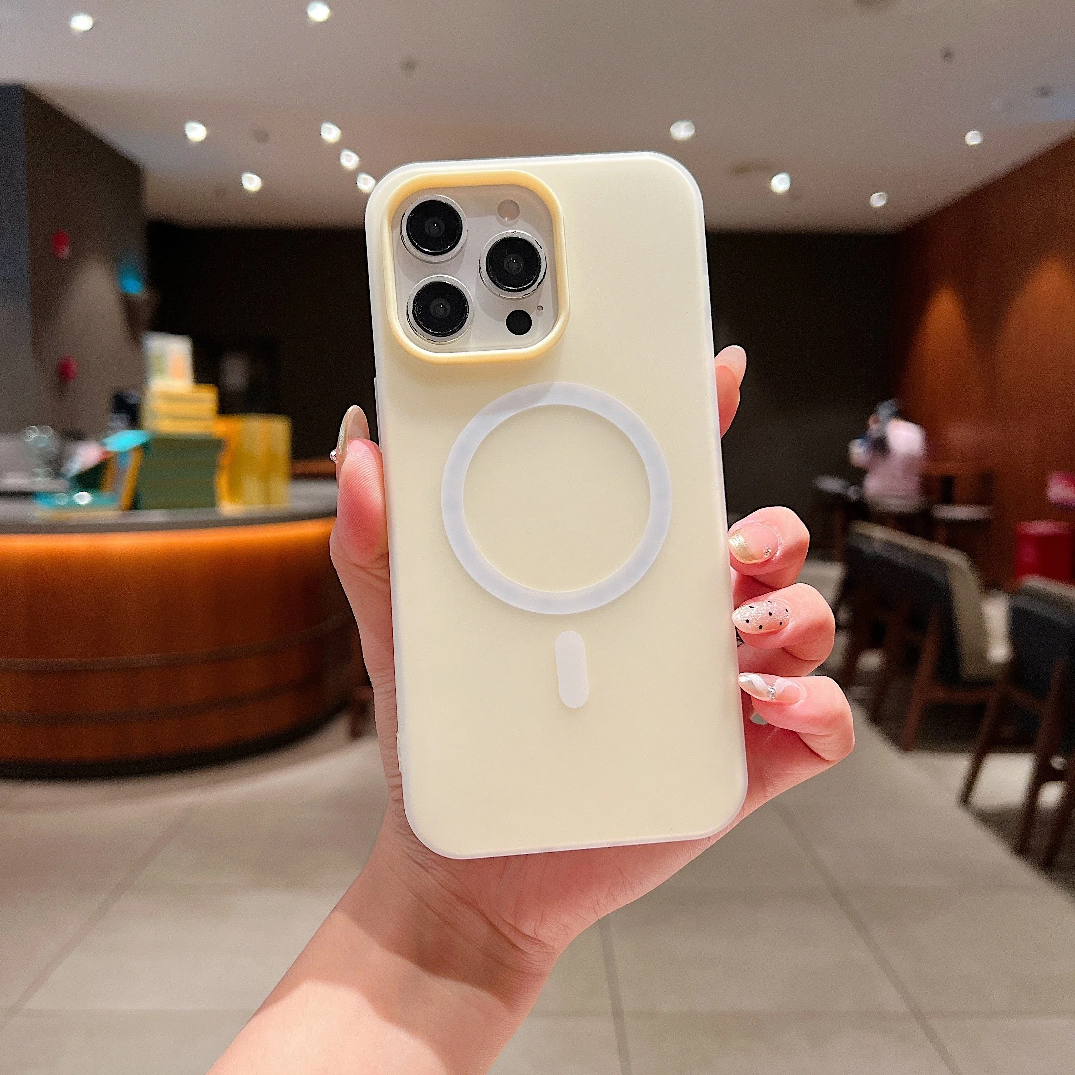 LuxuryKase Magnetic Silicone Candy Case | Mag-Safe Compatible | Slim Protective Case | Lightweight & Flexible | Wireless Charging | Soft Matte Finish For iPhone - Image 19