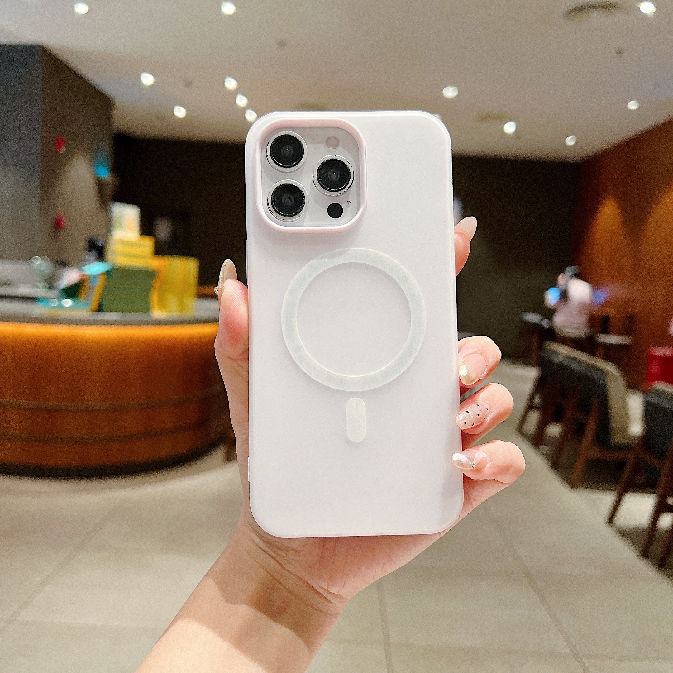 LuxuryKase Magnetic Silicone Candy Case | Mag-Safe Compatible | Slim Protective Case | Lightweight & Flexible | Wireless Charging | Soft Matte Finish For iPhone - Image 23