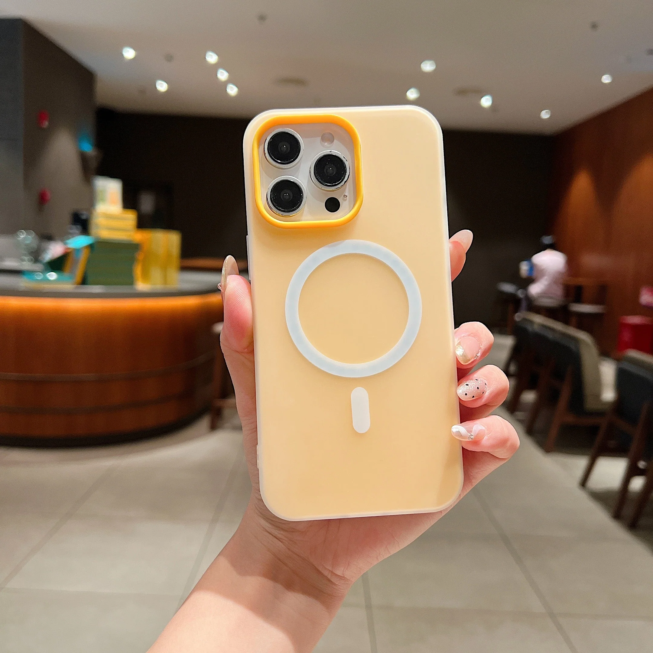 LuxuryKase Magnetic Silicone Candy Case | Mag-Safe Compatible | Slim Protective Case | Lightweight & Flexible | Wireless Charging | Soft Matte Finish For iPhone - Image 24