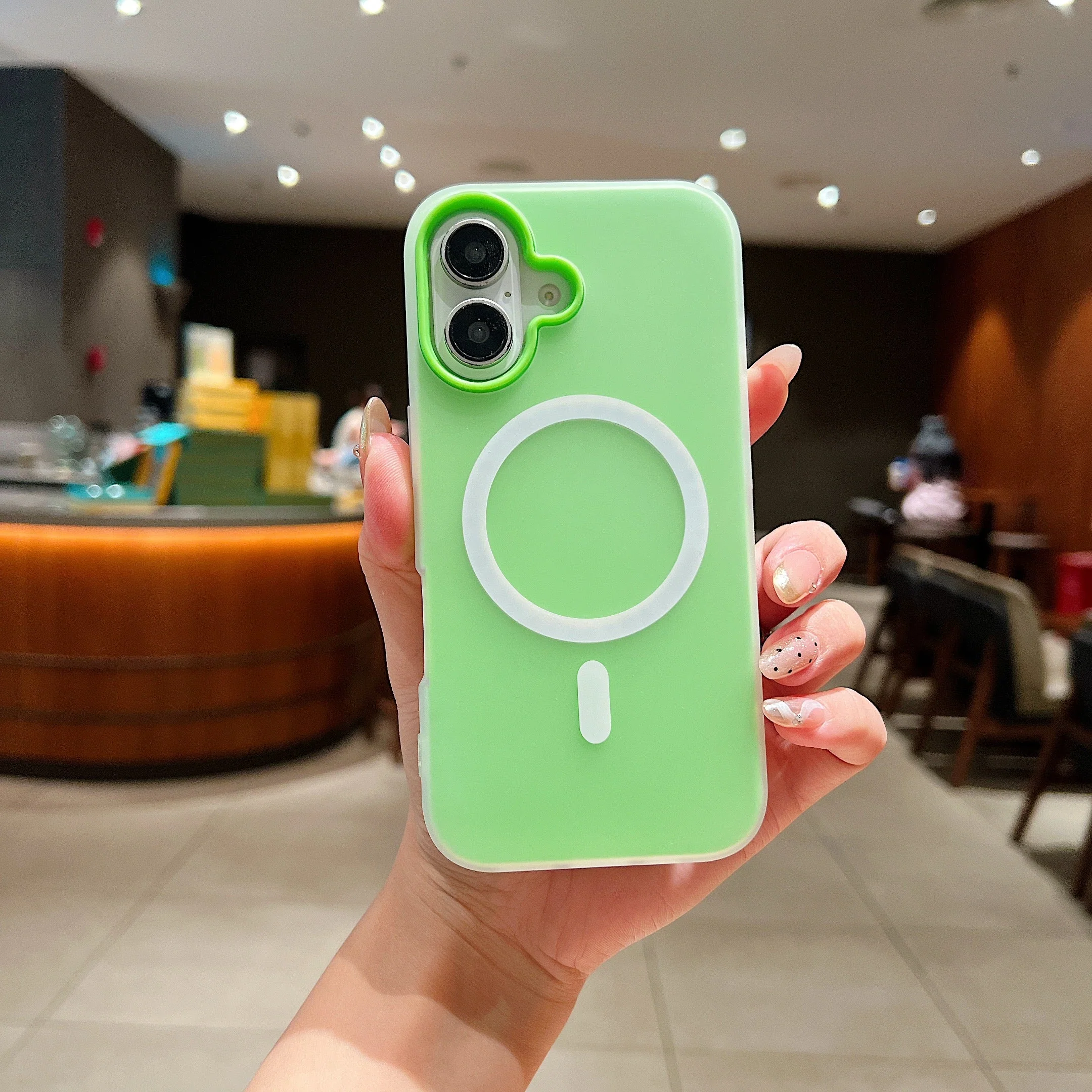 LuxuryKase Magnetic Silicone Candy Case | Mag-Safe Compatible | Slim Protective Case | Lightweight & Flexible | Wireless Charging | Soft Matte Finish For iPhone - Image 28