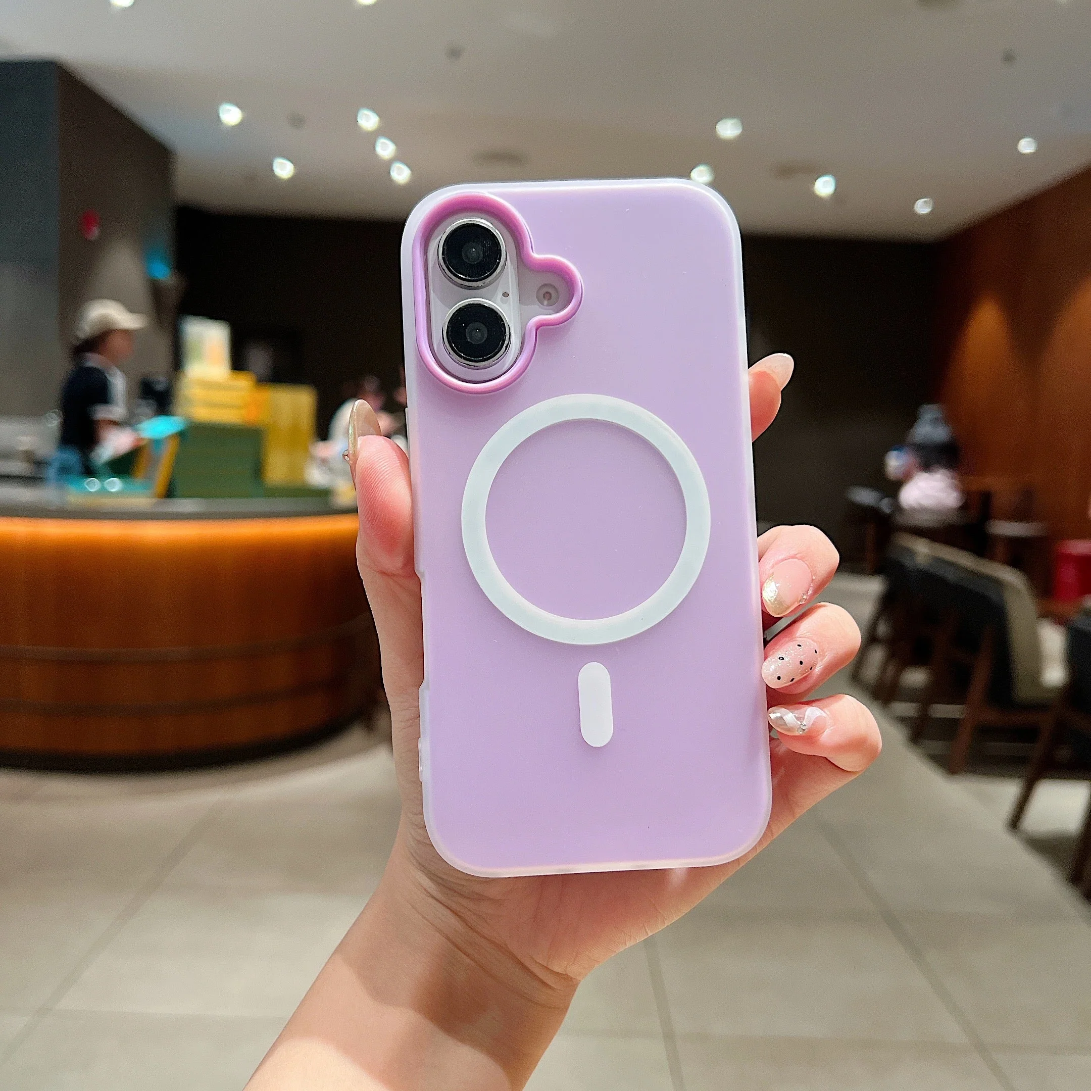 LuxuryKase Magnetic Silicone Candy Case | Mag-Safe Compatible | Slim Protective Case | Lightweight & Flexible | Wireless Charging | Soft Matte Finish For iPhone - Image 30