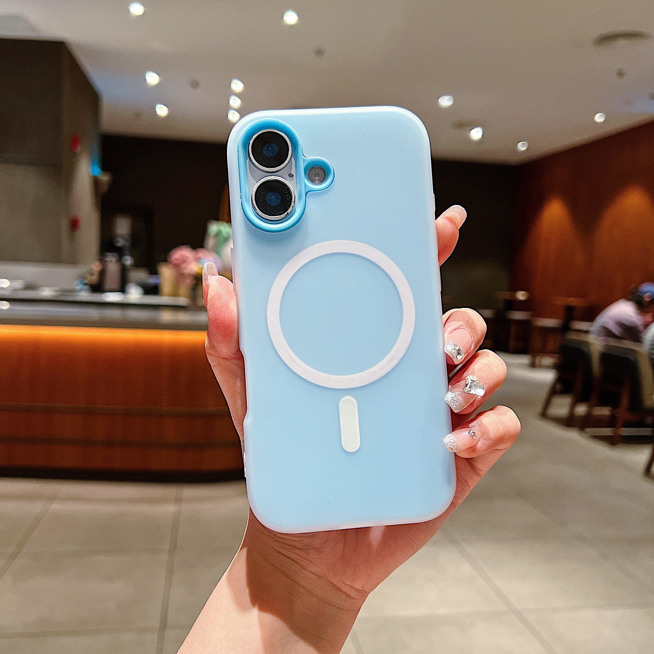 LuxuryKase Magnetic Silicone Candy Case | Mag-Safe Compatible | Slim Protective Case | Lightweight & Flexible | Wireless Charging | Soft Matte Finish For iPhone - Image 34