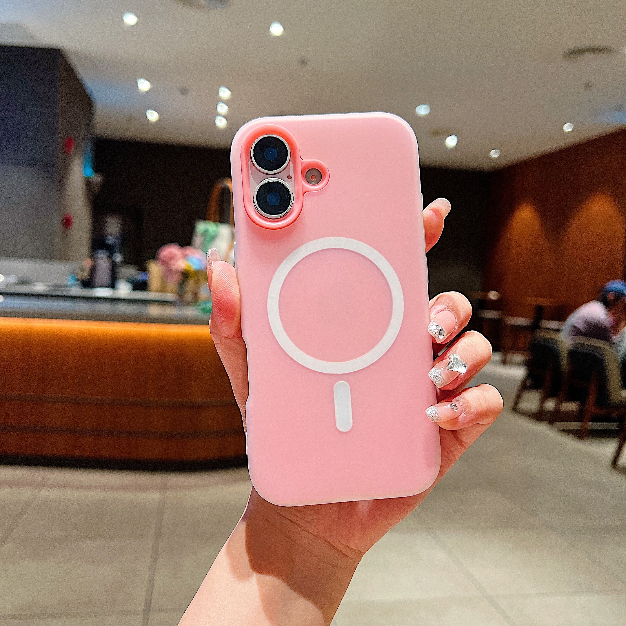 LuxuryKase Magnetic Silicone Candy Case | Mag-Safe Compatible | Slim Protective Case | Lightweight & Flexible | Wireless Charging | Soft Matte Finish For iPhone - Image 37