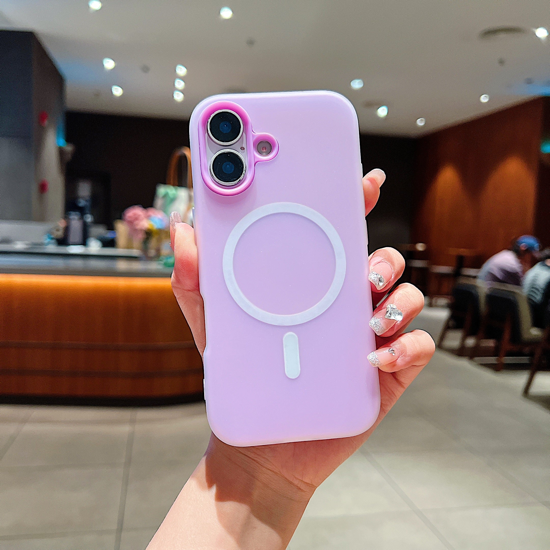 LuxuryKase Magnetic Silicone Candy Case | Mag-Safe Compatible | Slim Protective Case | Lightweight & Flexible | Wireless Charging | Soft Matte Finish For iPhone - Image 38