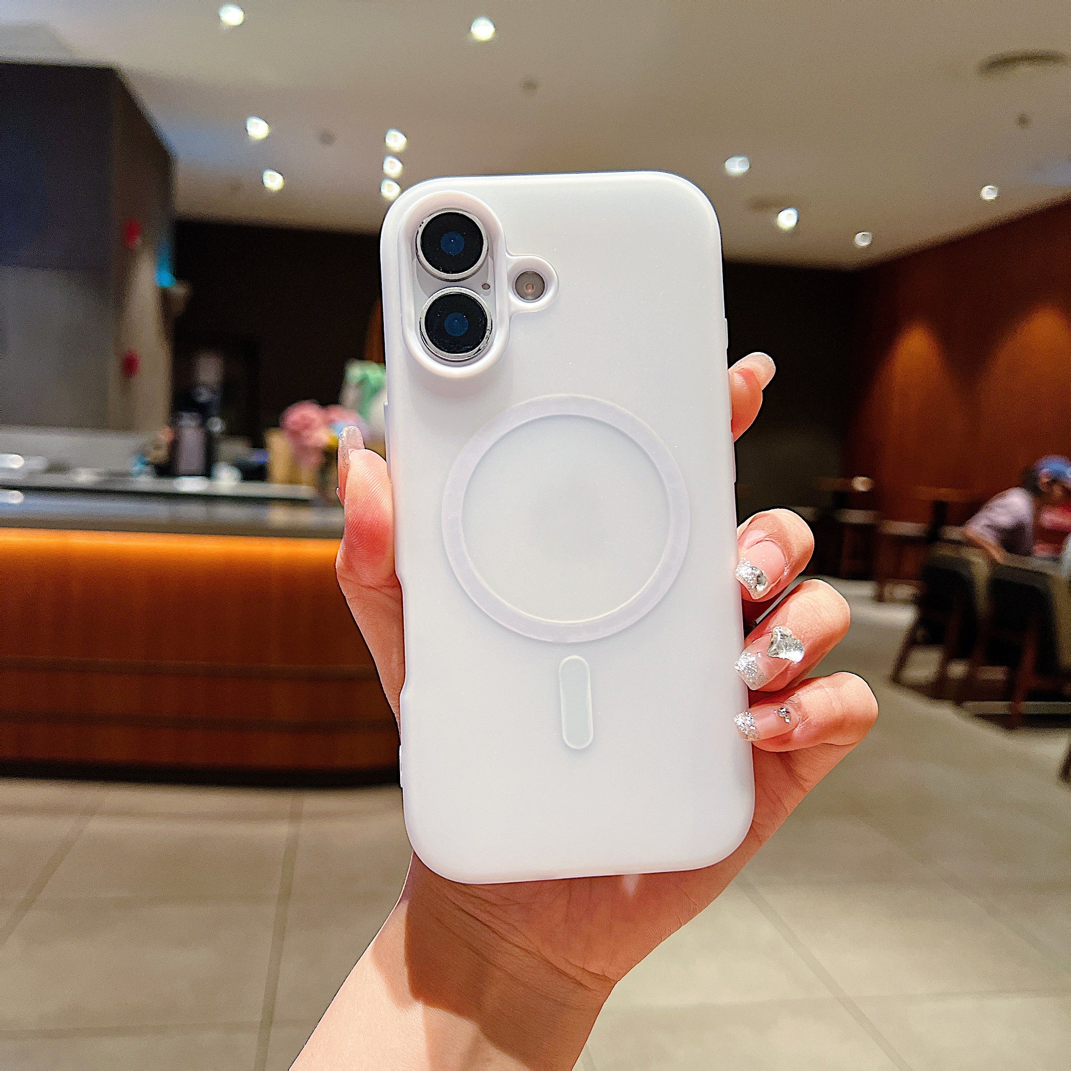 LuxuryKase Magnetic Silicone Candy Case | Mag-Safe Compatible | Slim Protective Case | Lightweight & Flexible | Wireless Charging | Soft Matte Finish For iPhone - Image 39
