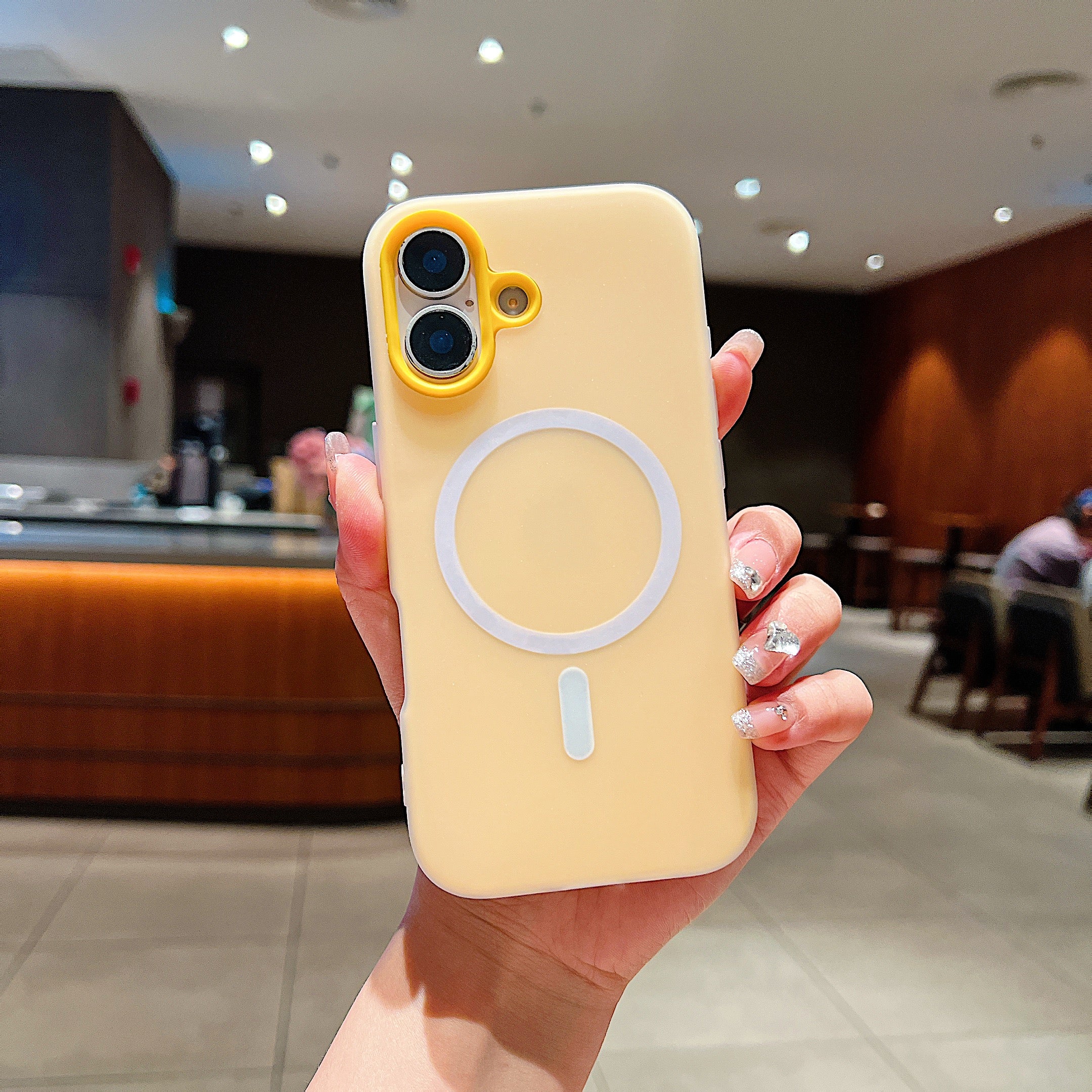 LuxuryKase Magnetic Silicone Candy Case | Mag-Safe Compatible | Slim Protective Case | Lightweight & Flexible | Wireless Charging | Soft Matte Finish For iPhone - Image 40