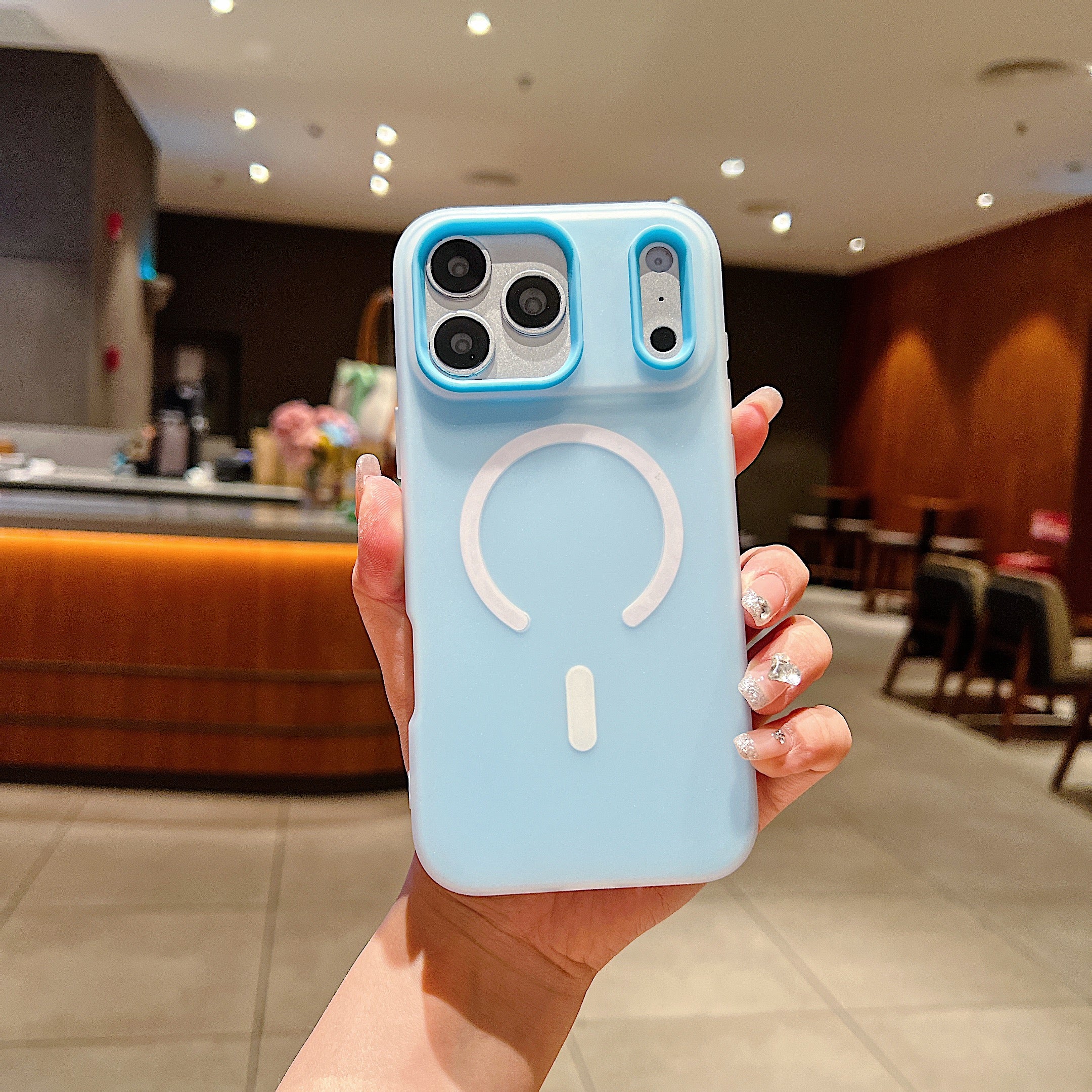 LuxuryKase Magnetic Silicone Candy Case | Mag-Safe Compatible | Slim Protective Case | Lightweight & Flexible | Wireless Charging | Soft Matte Finish For iPhone - Image 42