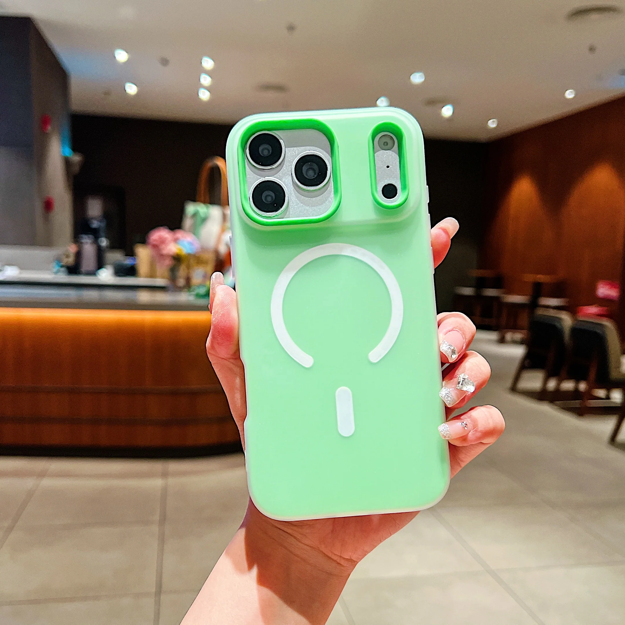LuxuryKase Magnetic Silicone Candy Case | Mag-Safe Compatible | Slim Protective Case | Lightweight & Flexible | Wireless Charging | Soft Matte Finish For iPhone - Image 44