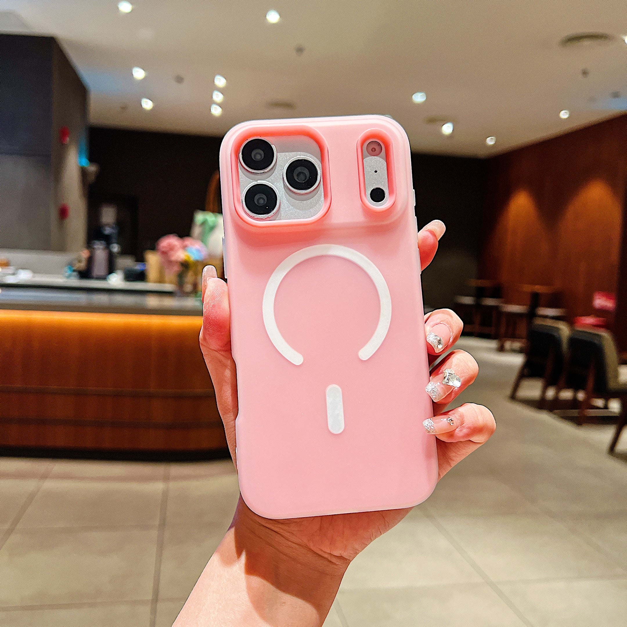 LuxuryKase Magnetic Silicone Candy Case | Mag-Safe Compatible | Slim Protective Case | Lightweight & Flexible | Wireless Charging | Soft Matte Finish For iPhone - Image 45