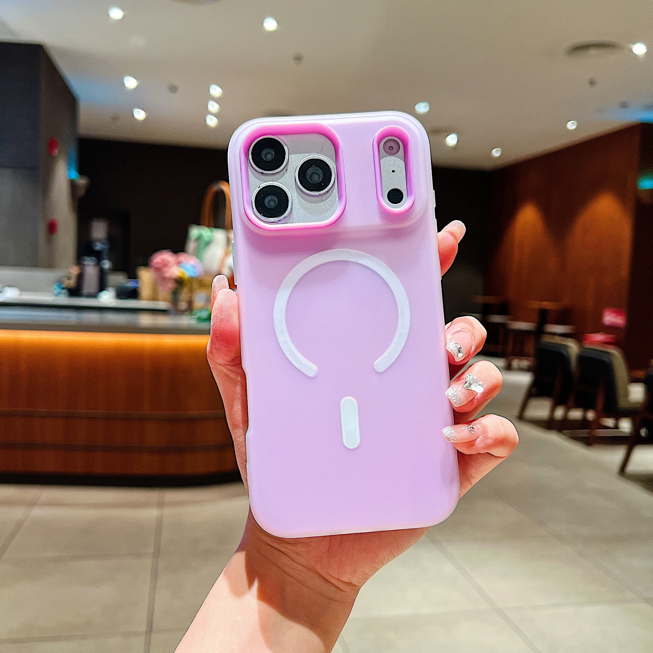 LuxuryKase Magnetic Silicone Candy Case | Mag-Safe Compatible | Slim Protective Case | Lightweight & Flexible | Wireless Charging | Soft Matte Finish For iPhone - Image 46