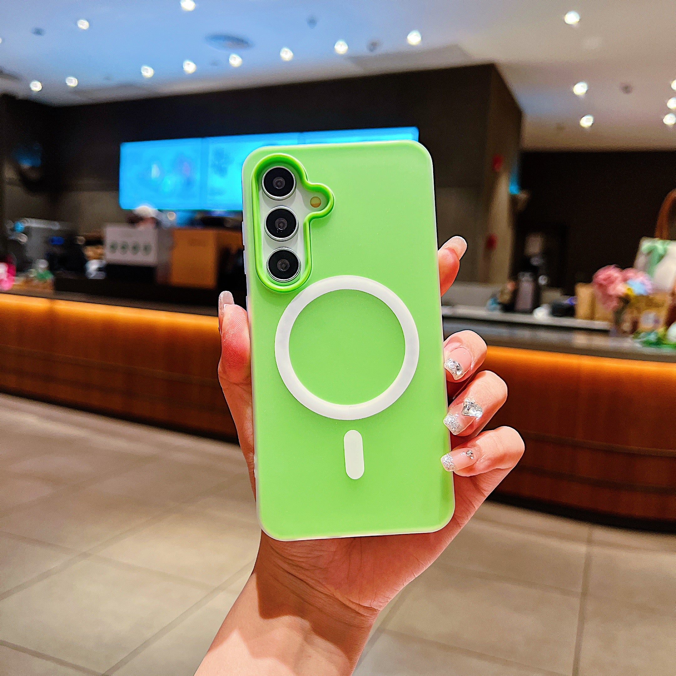 LuxuryKase Magnetic Silicone Candy Case | Mag-Safe Compatible | Slim Protective Case | Lightweight & Flexible | Wireless Charging | Soft Matte Finish For iPhone - Image 51