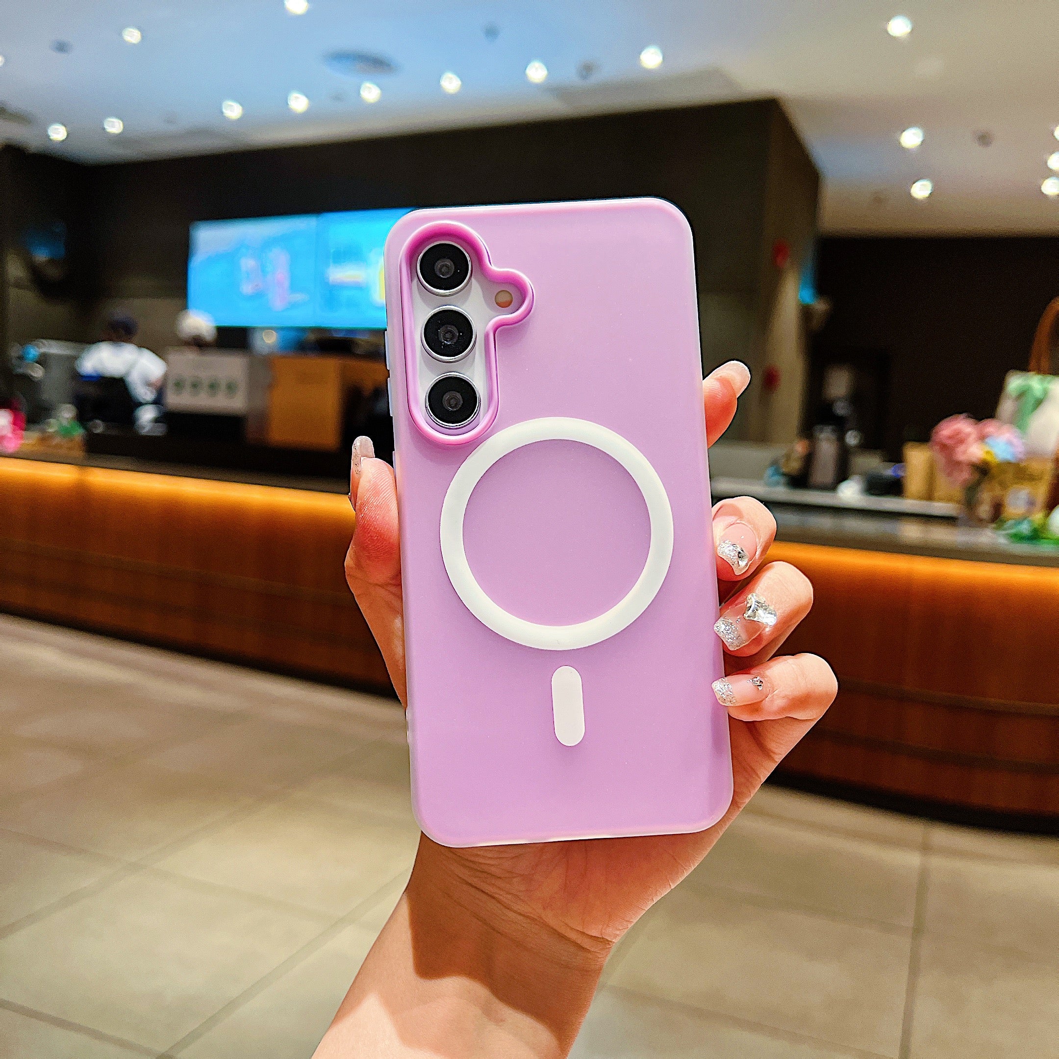 LuxuryKase Magnetic Silicone Candy Case | Mag-Safe Compatible | Slim Protective Case | Lightweight & Flexible | Wireless Charging | Soft Matte Finish For iPhone - Image 53