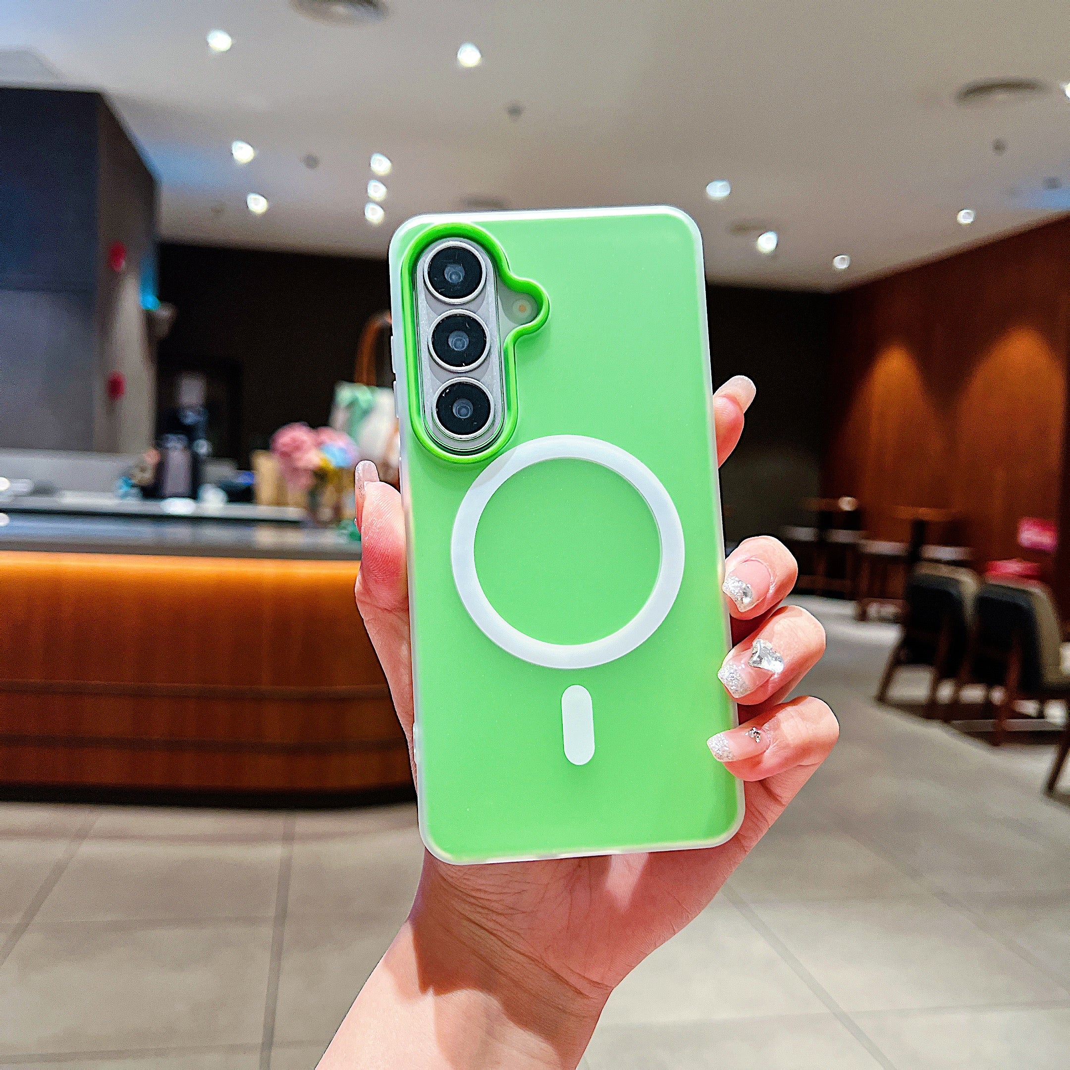 LuxuryKase Magnetic Silicone Candy Case | Mag-Safe Compatible | Slim Protective Case | Lightweight & Flexible | Wireless Charging | Soft Matte Finish For iPhone - Image 63