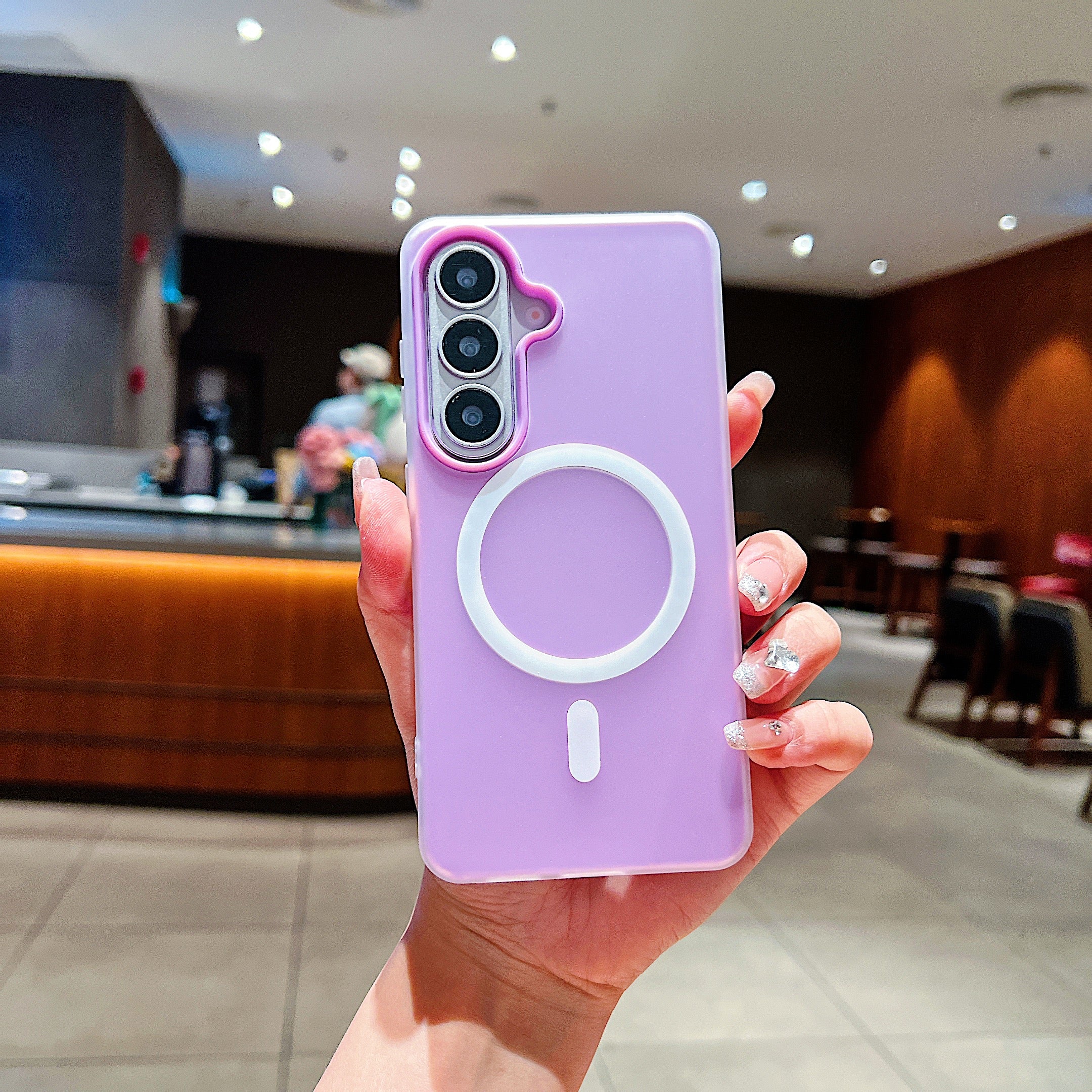 LuxuryKase Magnetic Silicone Candy Case | Mag-Safe Compatible | Slim Protective Case | Lightweight & Flexible | Wireless Charging | Soft Matte Finish For iPhone - Image 65