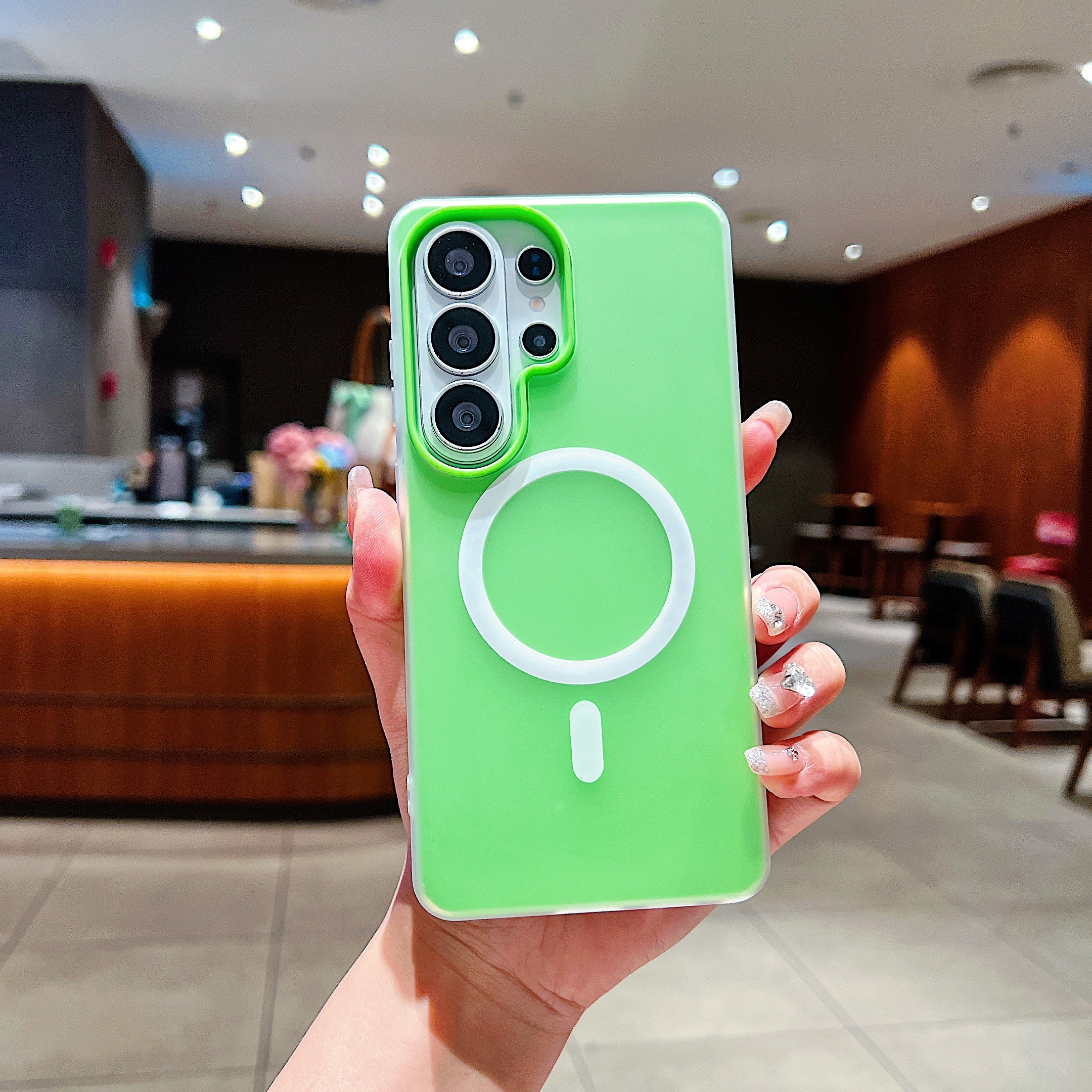 LuxuryKase Magnetic Silicone Candy Case | Mag-Safe Compatible | Slim Protective Case | Lightweight & Flexible | Wireless Charging | Soft Matte Finish For iPhone - Image 69
