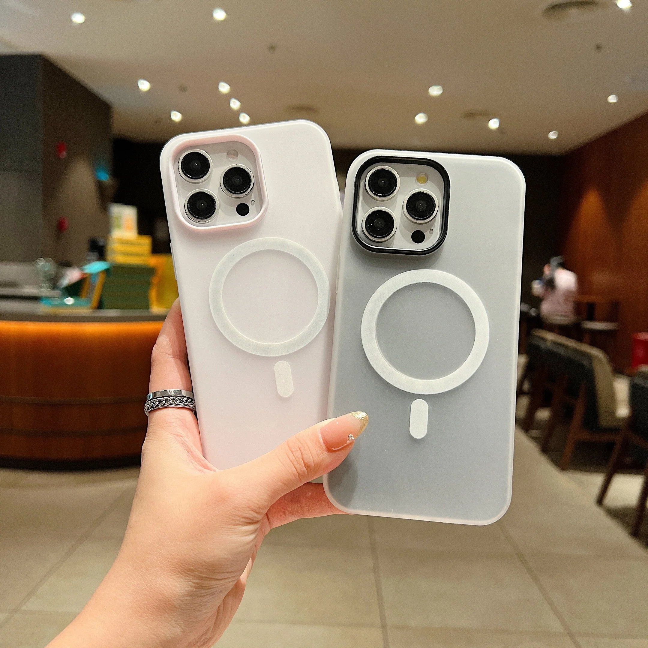 LuxuryKase Magnetic Silicone Candy Case | Mag-Safe Compatible | Slim Protective Case | Lightweight & Flexible | Wireless Charging | Soft Matte Finish For iPhone - Image 7