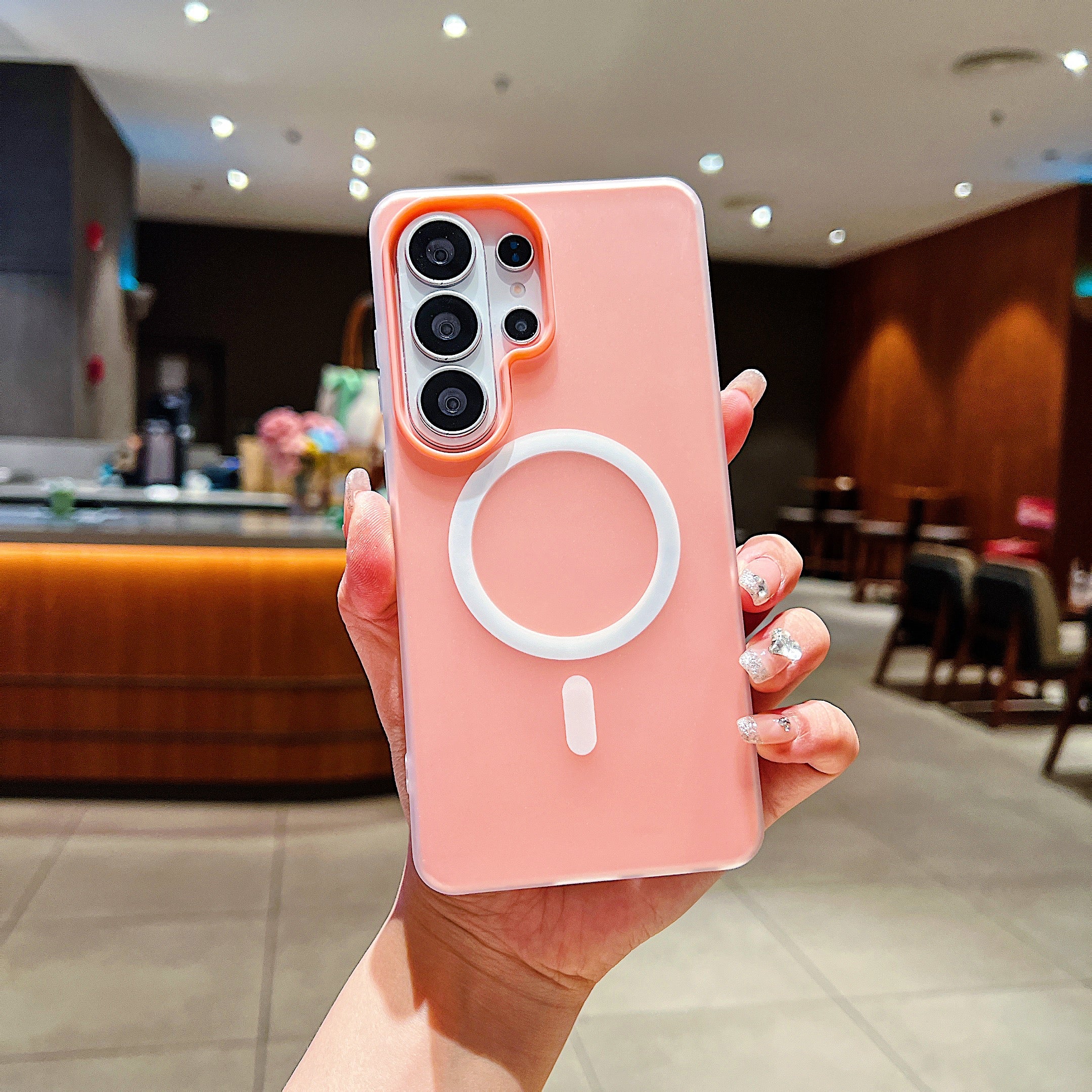 LuxuryKase Magnetic Silicone Candy Case | Mag-Safe Compatible | Slim Protective Case | Lightweight & Flexible | Wireless Charging | Soft Matte Finish For iPhone - Image 70