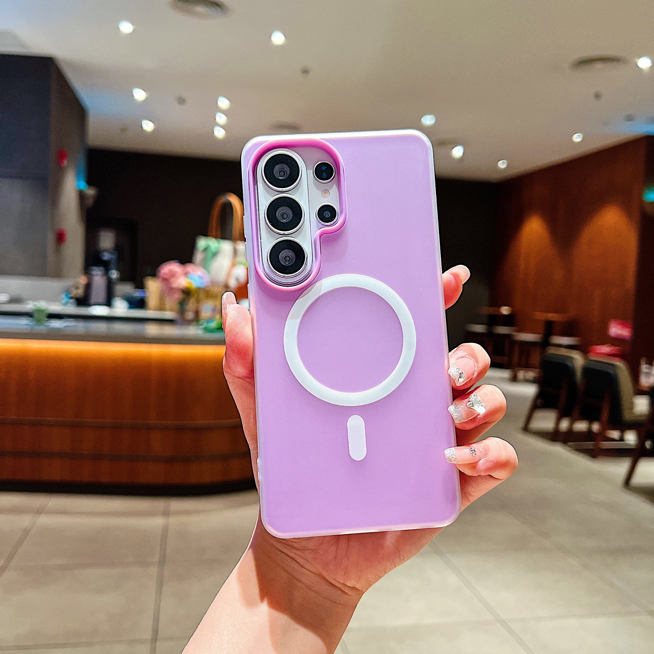 LuxuryKase Magnetic Silicone Candy Case | Mag-Safe Compatible | Slim Protective Case | Lightweight & Flexible | Wireless Charging | Soft Matte Finish For iPhone - Image 71