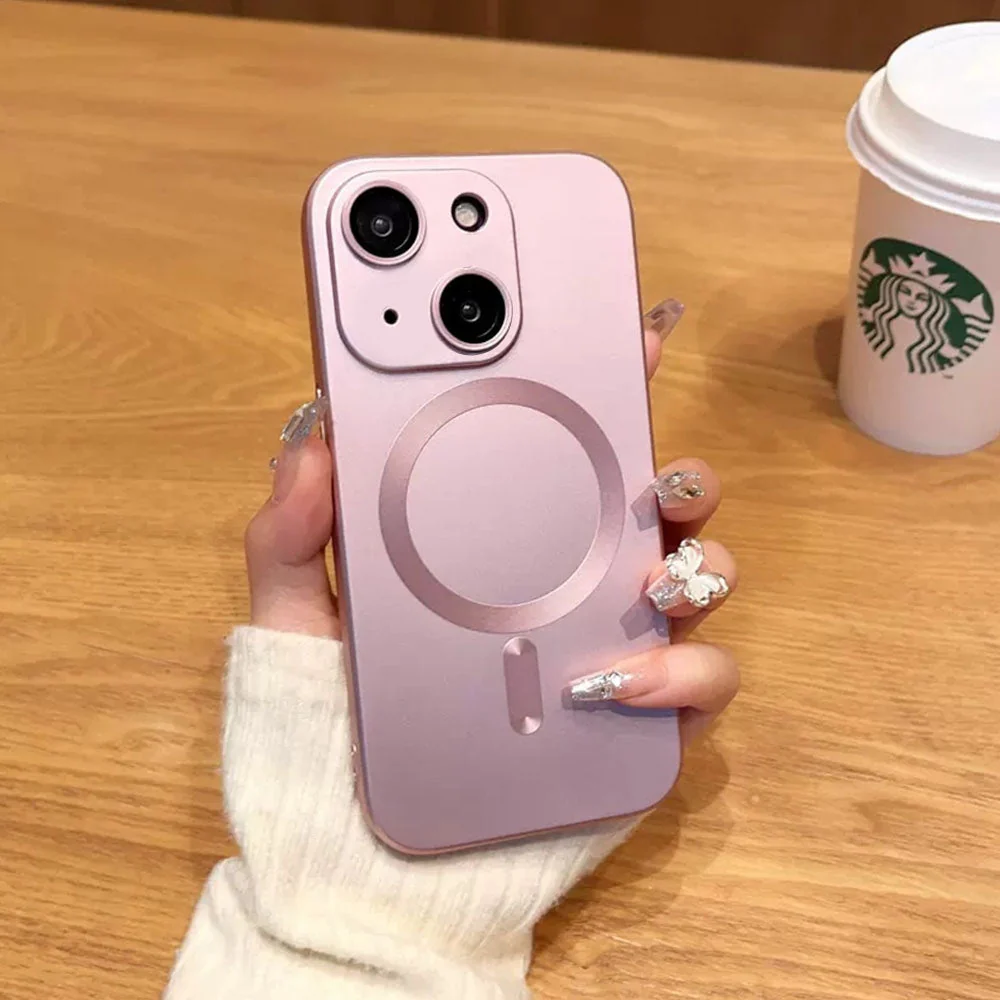 LuxuryKase Premium Mag-Safe Case | Shockproof & Anti-Scratch Cover | Soft Silicone with Wireless Charging | Camera Lens Guard For iPhone - Image 22
