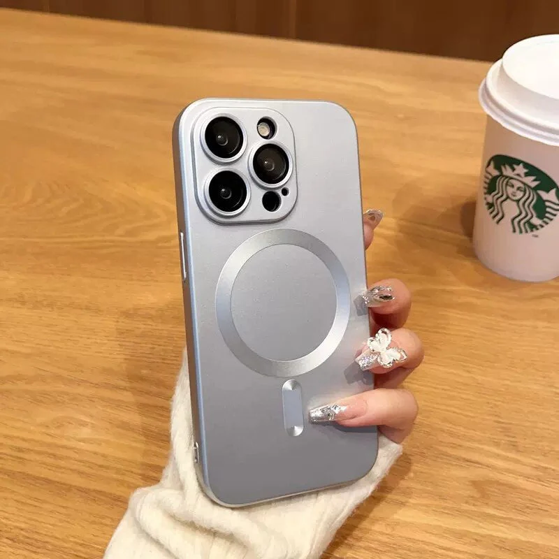 LuxuryKase Premium Mag-Safe Case | Shockproof & Anti-Scratch Cover | Soft Silicone with Wireless Charging | Camera Lens Guard For iPhone - Image 27