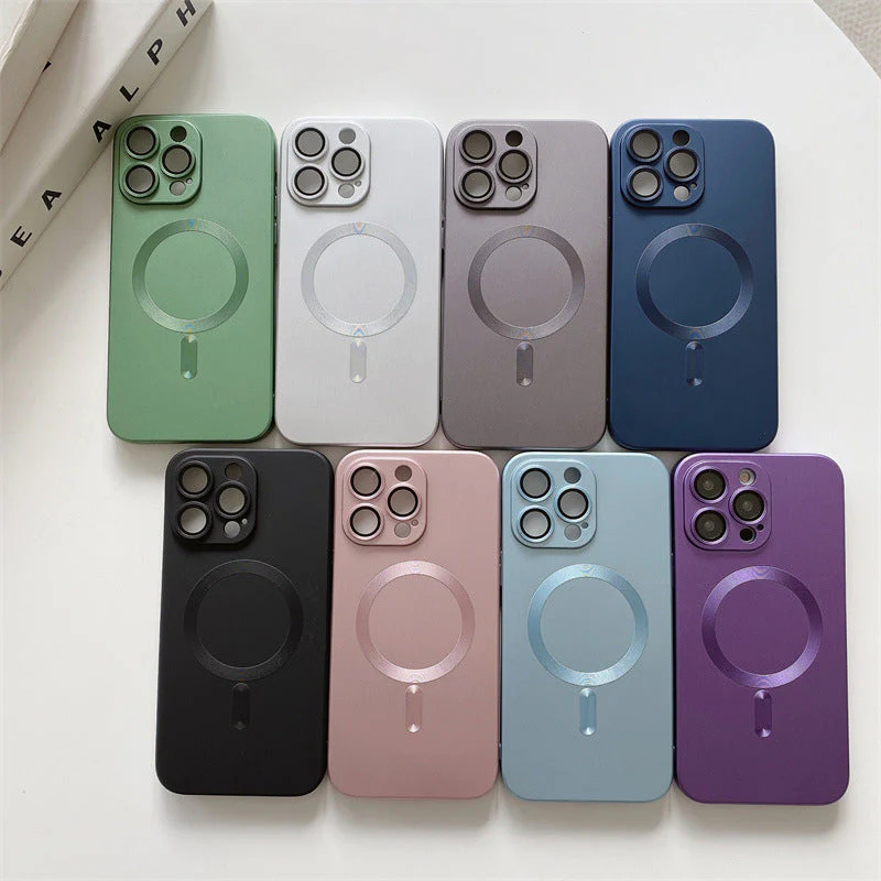LuxuryKase Premium Mag-Safe Case | Shockproof & Anti-Scratch Cover | Soft Silicone with Wireless Charging | Camera Lens Guard For iPhone - Image 3