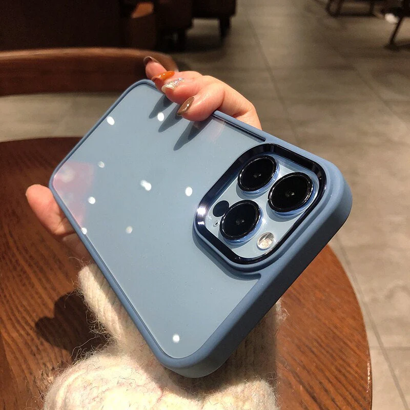 LuxuryKase Metal Camera Protection Transparent Shockproof Armor Case Cover For Iphone - Image 12