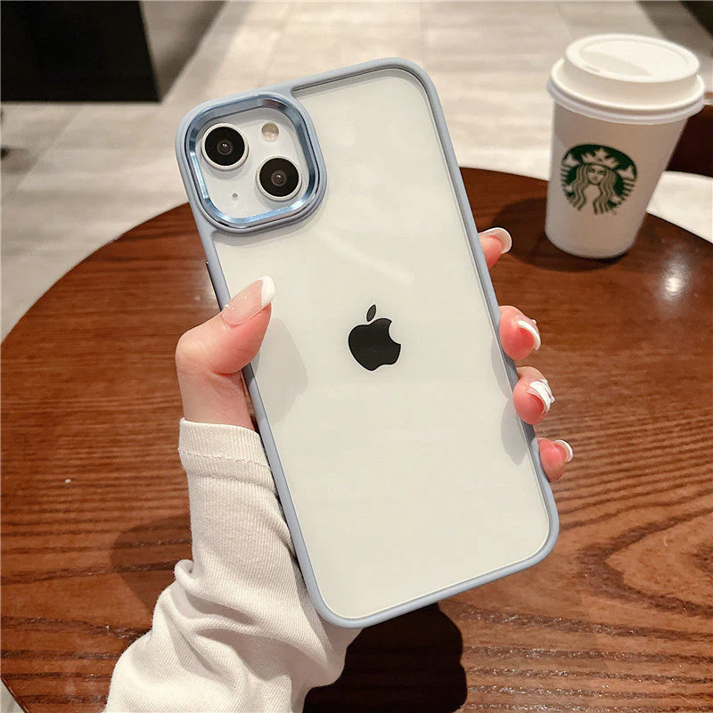 LuxuryKase Metal Camera Protection Transparent Shockproof Armor Case Cover For Iphone - Image 25