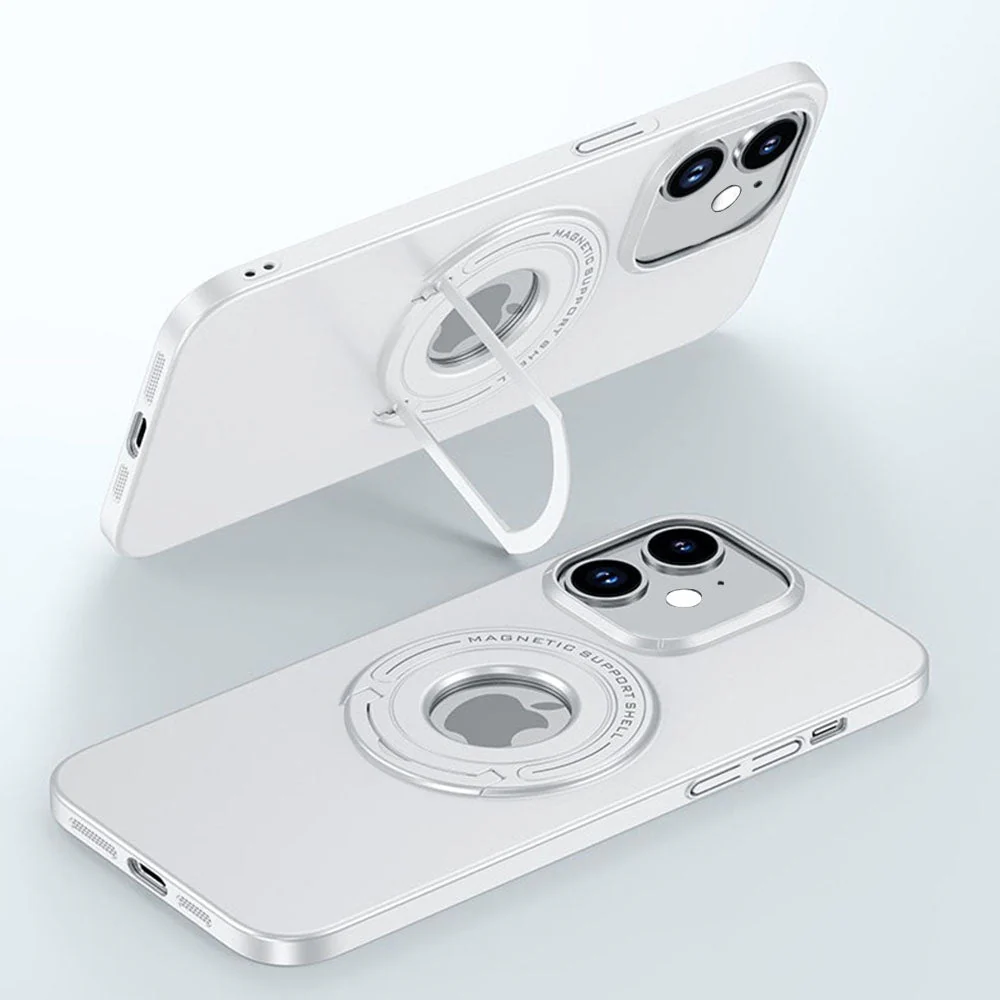 LuxuryKase Premium Magnetic Support Shell Case with Built-in Kickstand for iPhone - Image 18